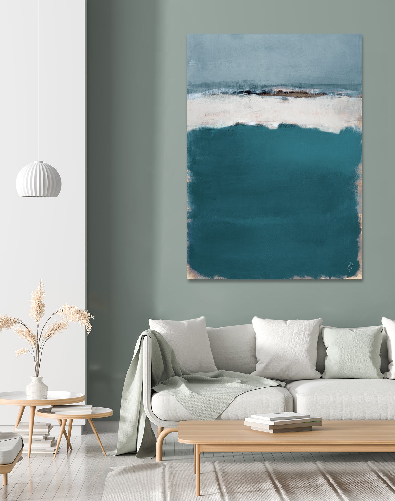 Deep Blue Sea Abstract by Lanie Loreth on GIANT ART - abstract deep