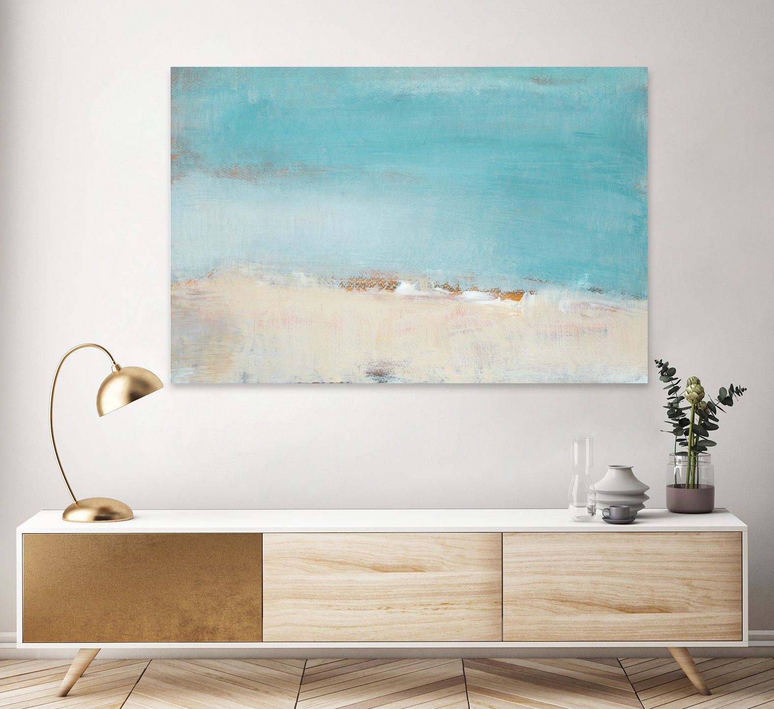Sea Dreams Muted by Lanie Loreth on GIANT ART - abstract sea