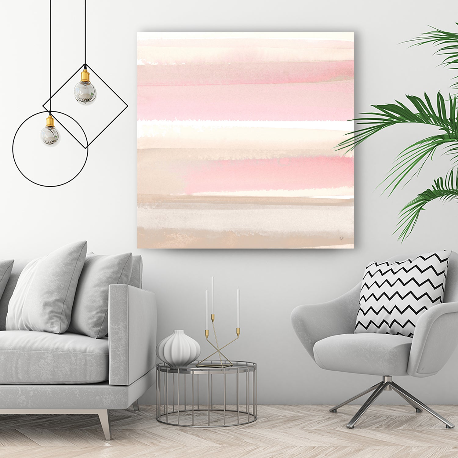 Blush Pasture II by Lanie Loreth on GIANT ART - abstract blush