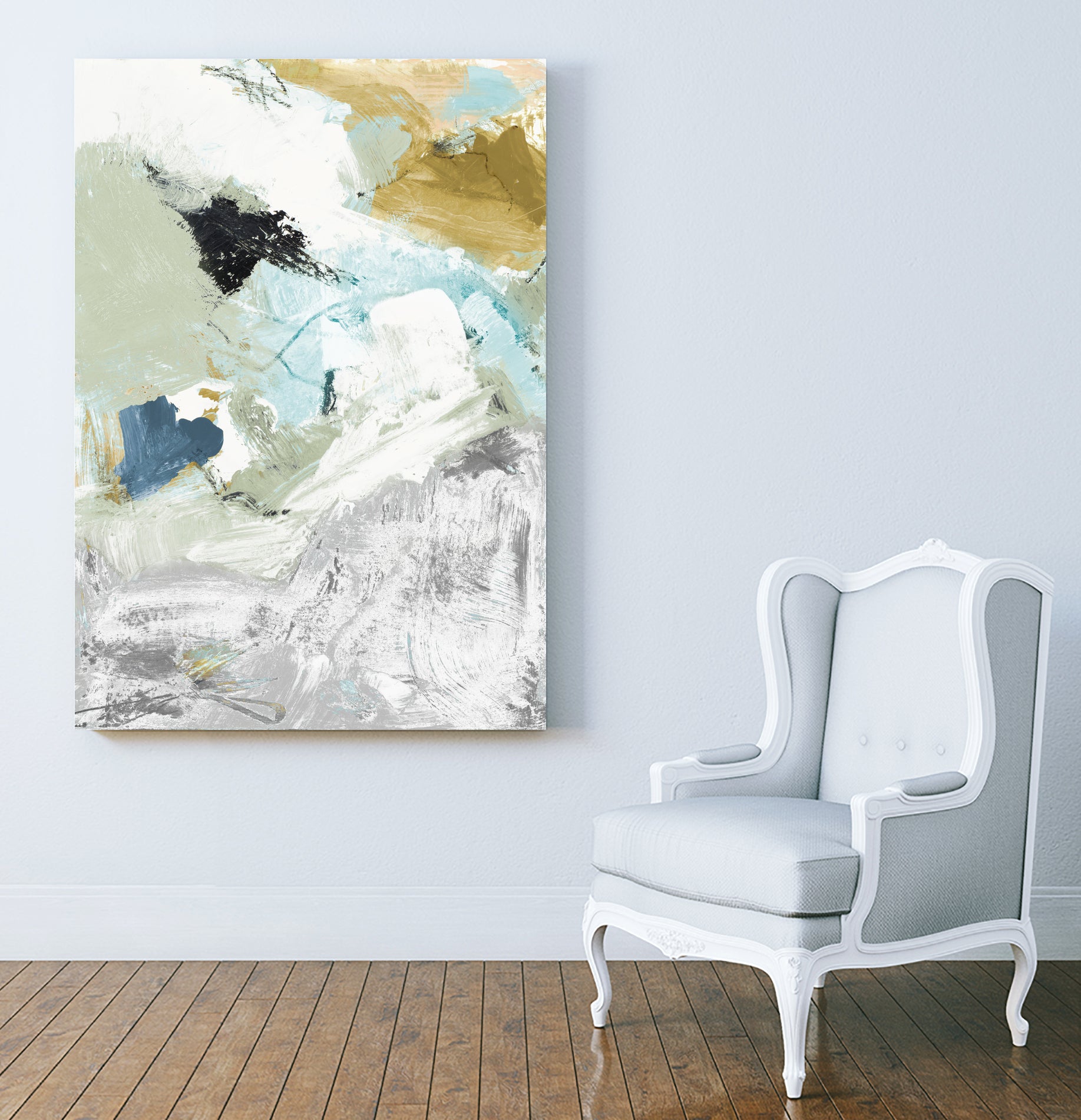 Winter Blues II by Lanie Loreth on GIANT ART - abstract winter