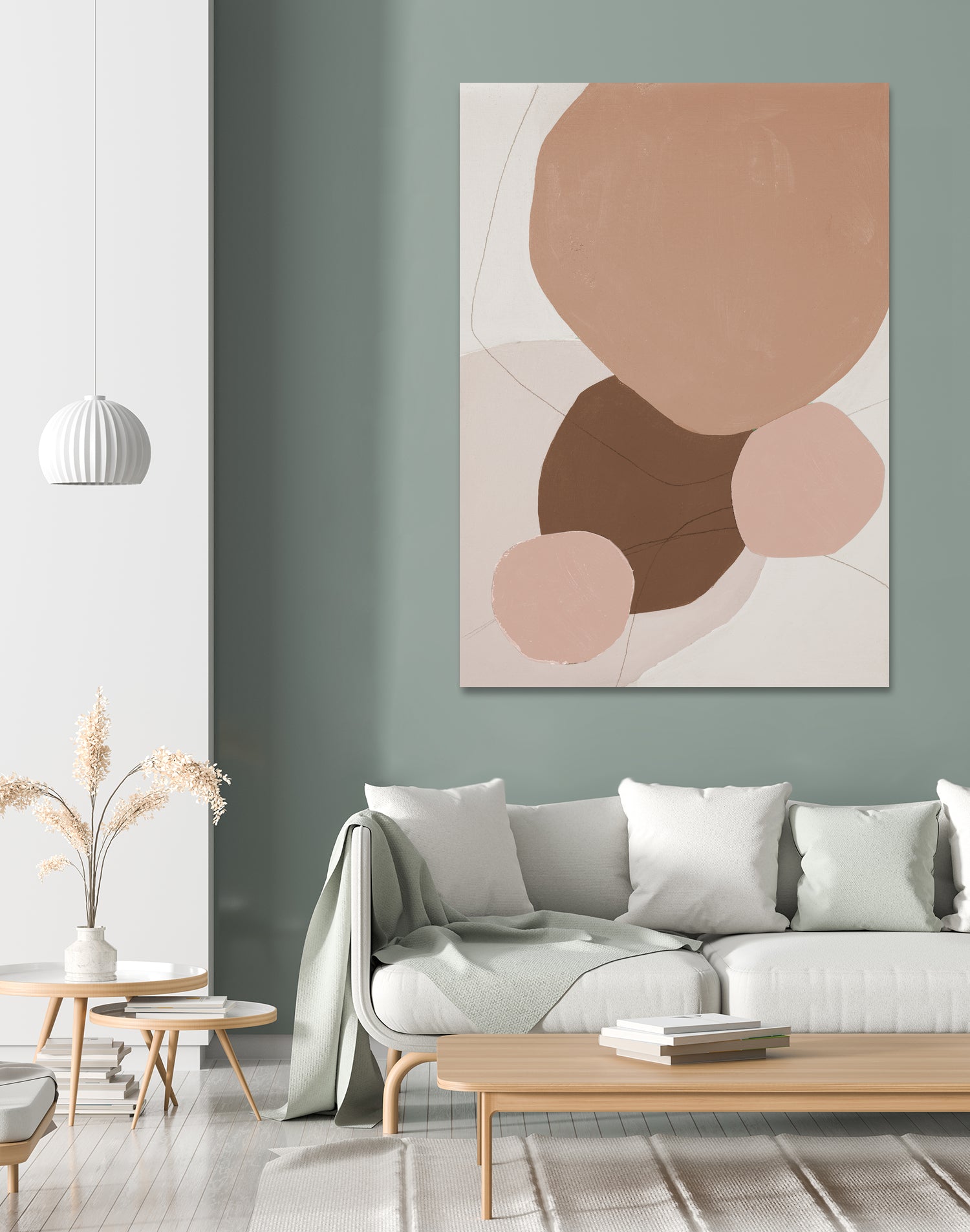 Fresh Shapes In Brown by Patricia Pinto on GIANT ART - abstract abstract