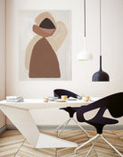 Mid-century In Brown I by Patricia Pinto on GIANT ART - abstract abstract