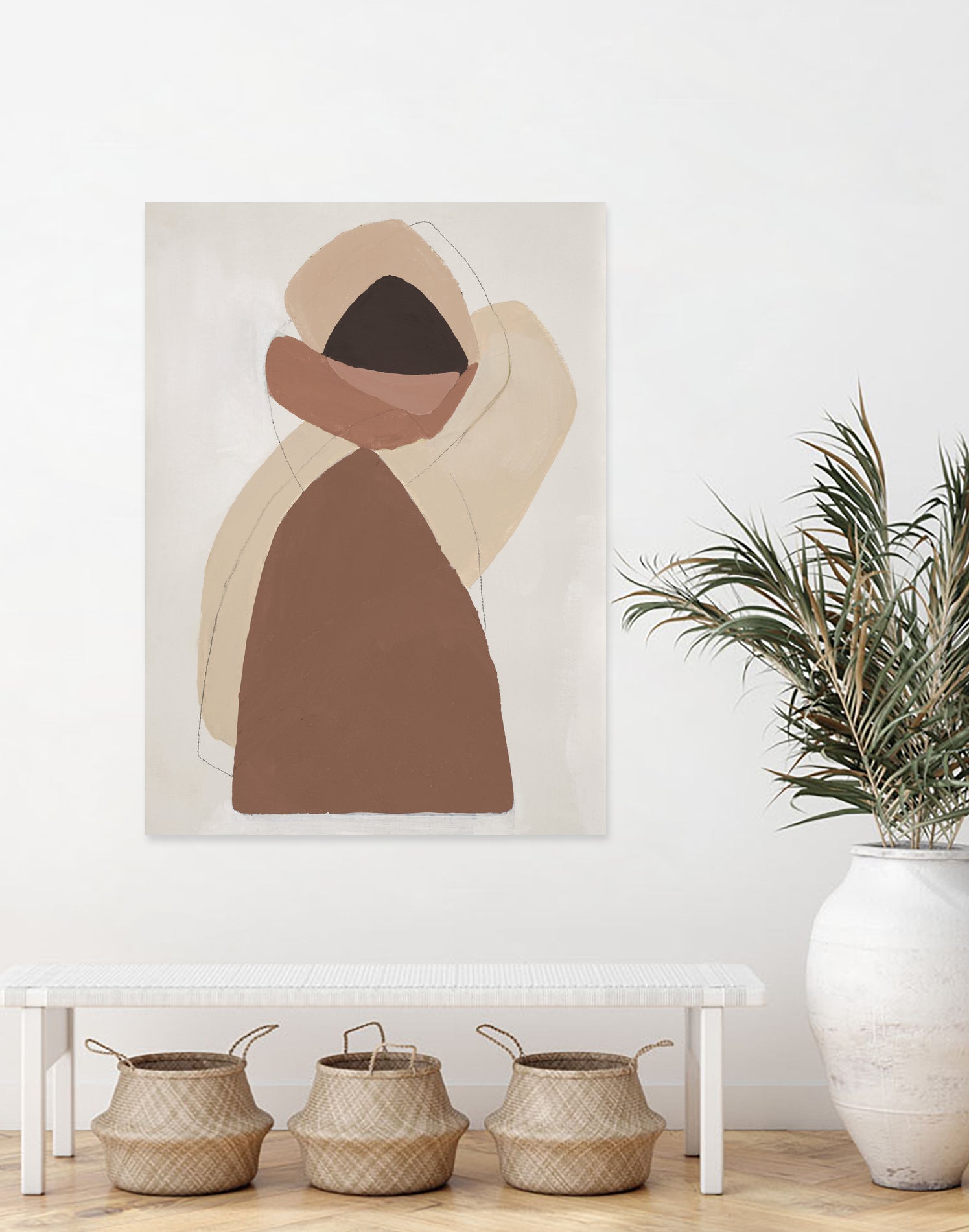 Mid-century In Brown I by Patricia Pinto on GIANT ART - abstract abstract