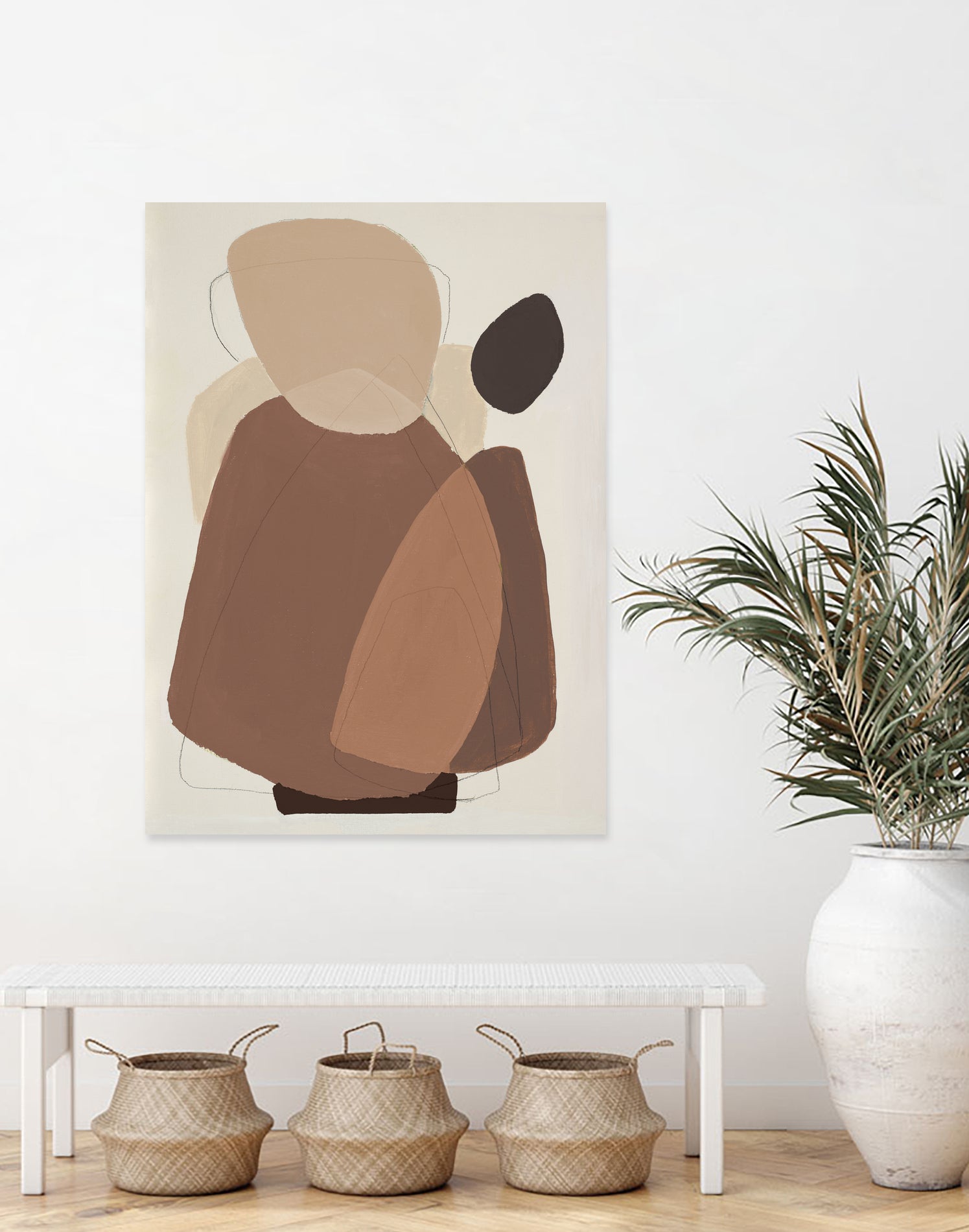 Midcentury In Brown II by Patricia Pinto on GIANT ART - abstract abstract
