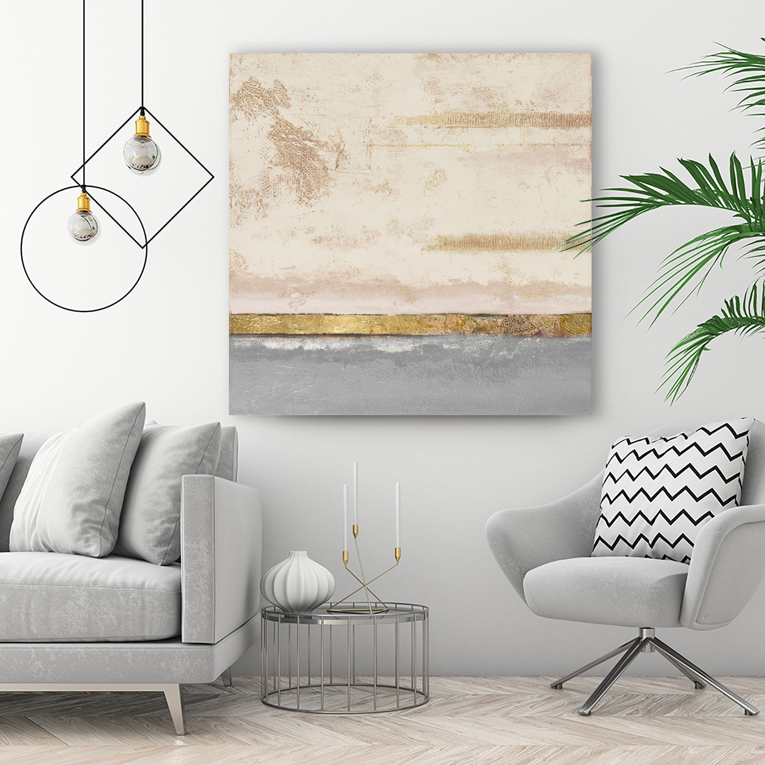 Soft Sea Landscape Square by Patricia Pinto on GIANT ART - abstract soft