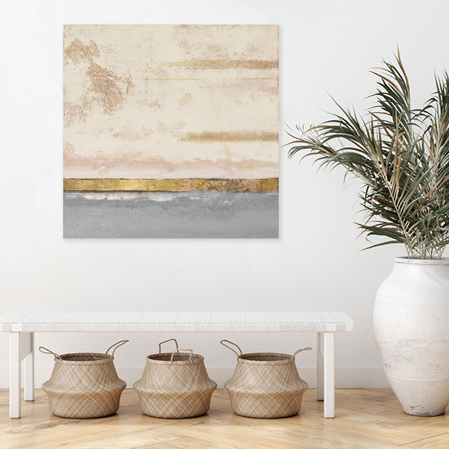 Soft Sea Landscape Square by Patricia Pinto on GIANT ART - abstract soft