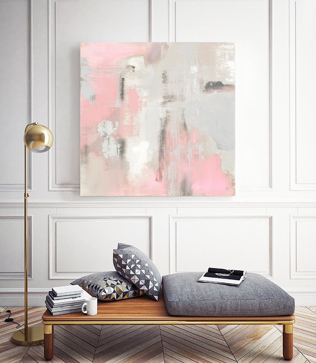 Pink Oasis by Lanie Loreth on GIANT ART - abstract pink