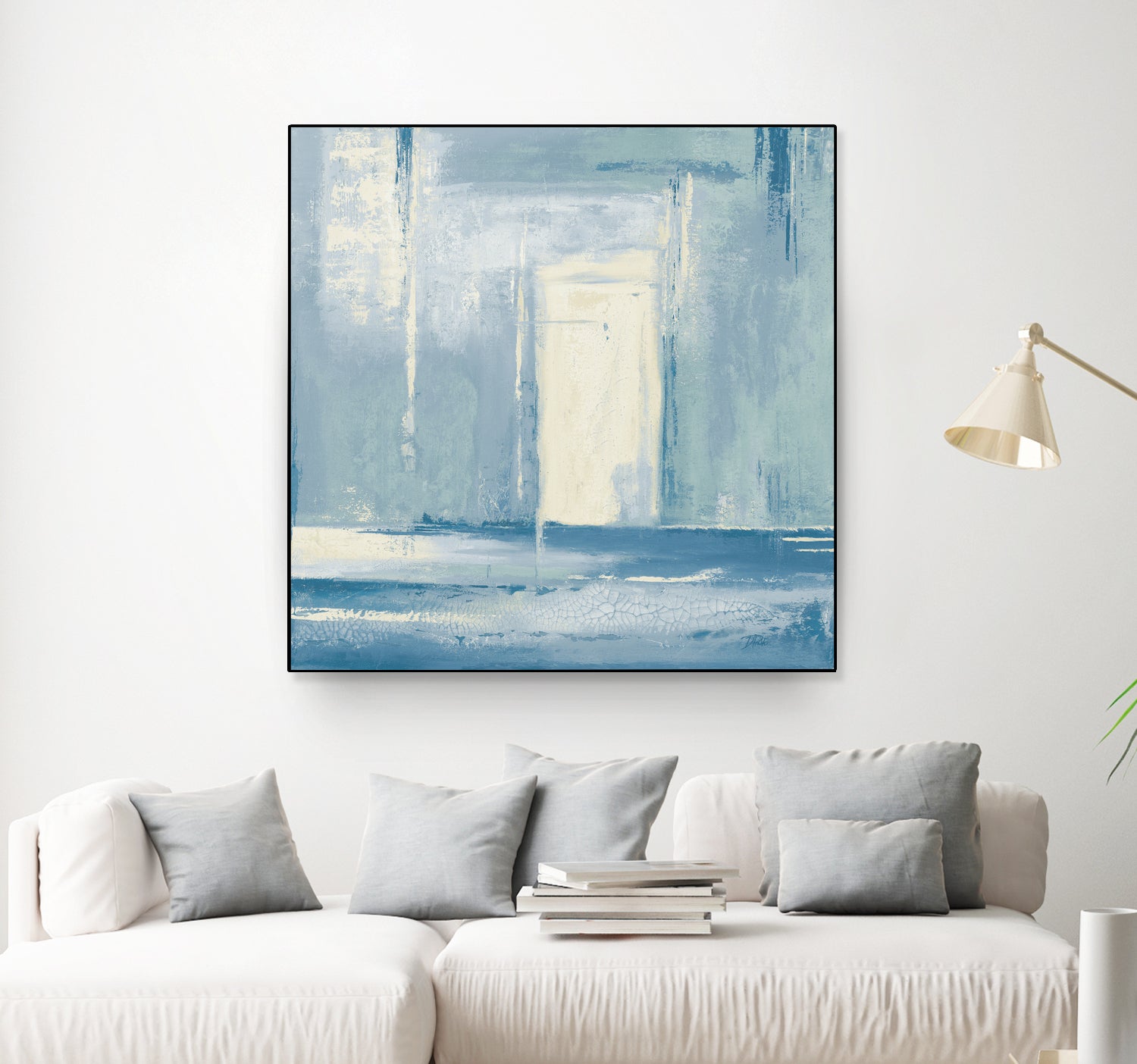 Blue Room Abstract I by Patricia Pinto on GIANT ART - abstract blue