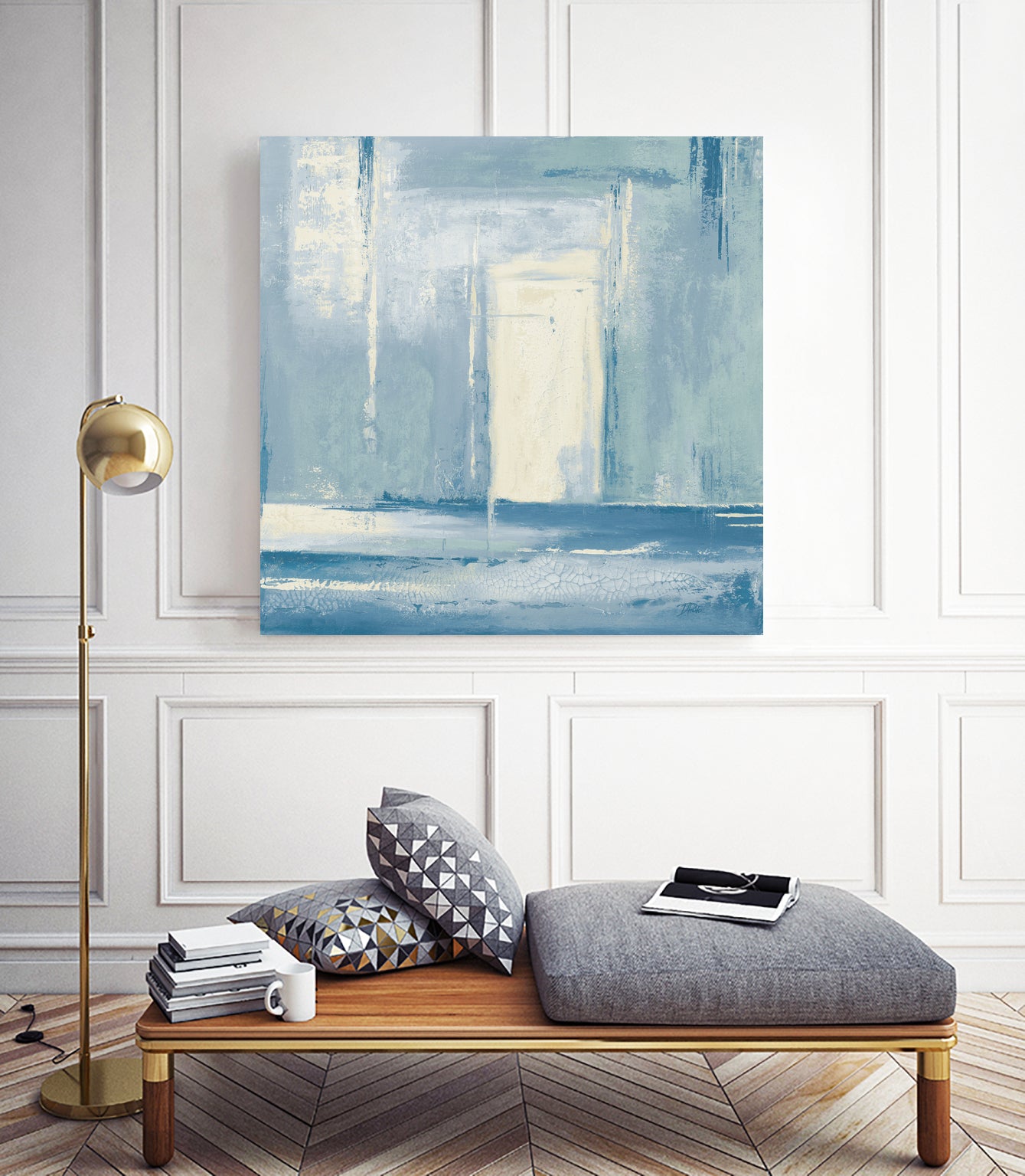 Blue Room Abstract I by Patricia Pinto on GIANT ART - abstract blue