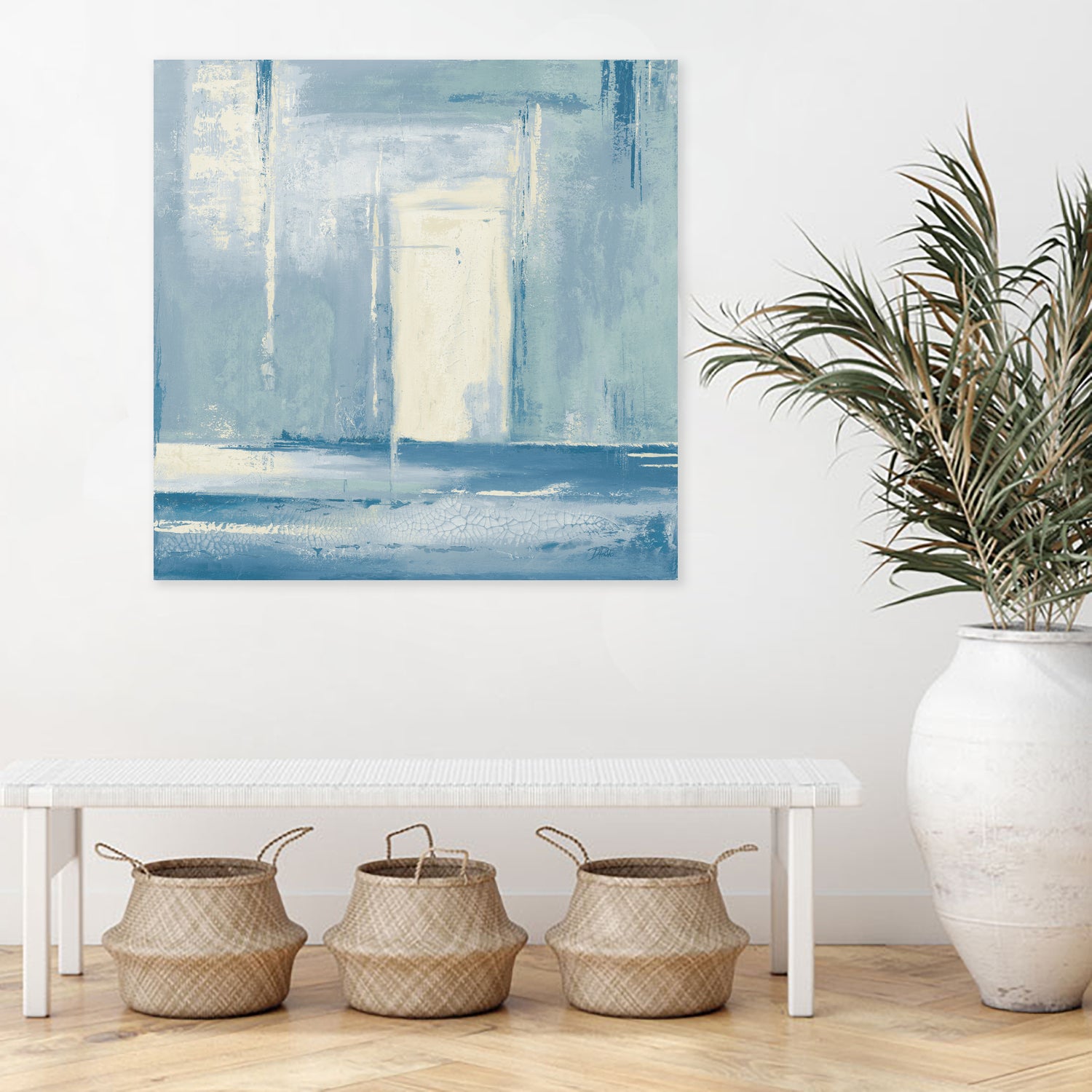 Blue Room Abstract I by Patricia Pinto on GIANT ART - abstract blue