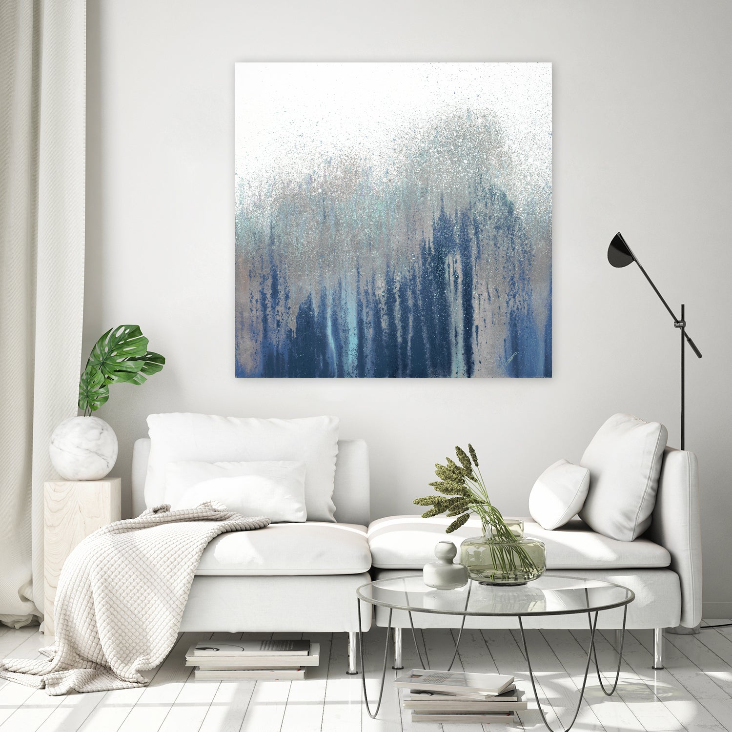 Teal Woods by Roberto Gonzalez on GIANT ART - abstract abstract