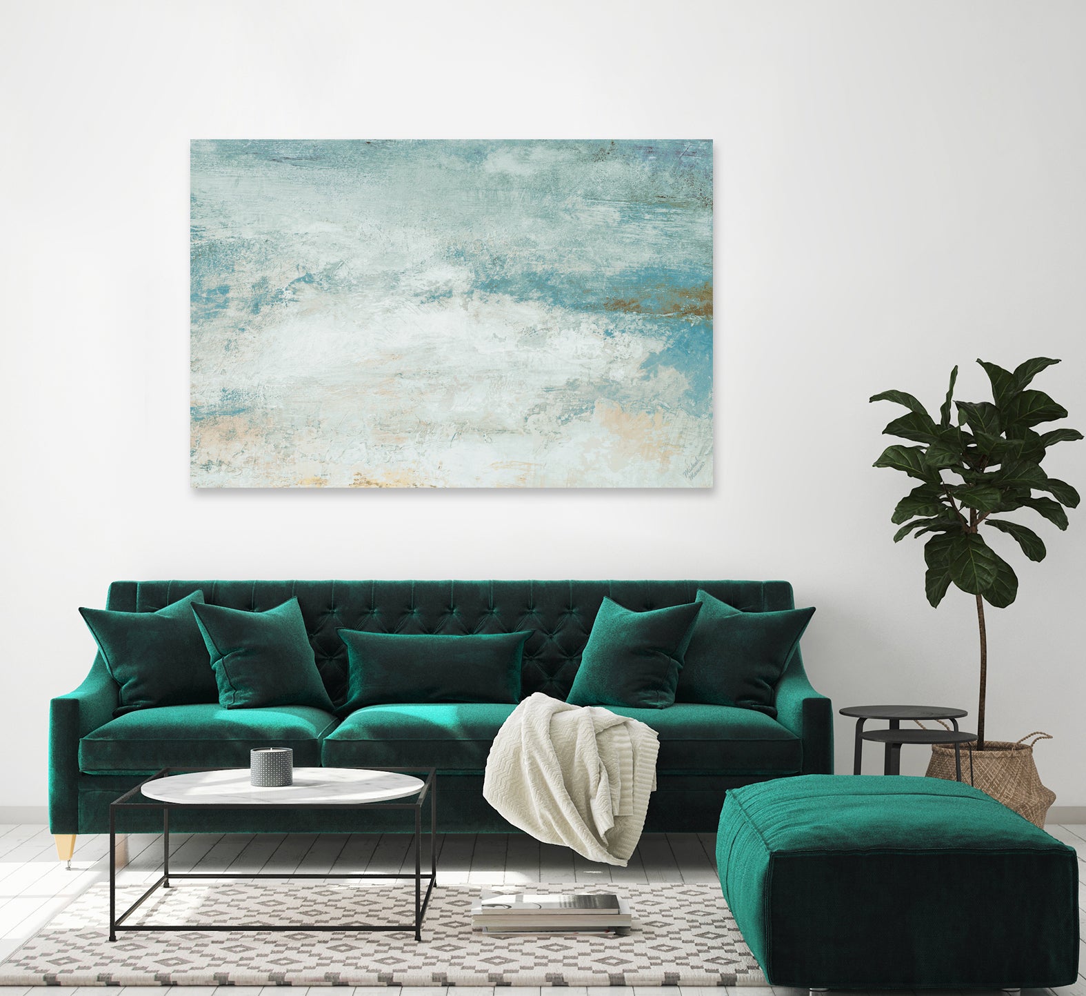 Open Glow Horizon I by Michael Marcon on GIANT ART - abstract open