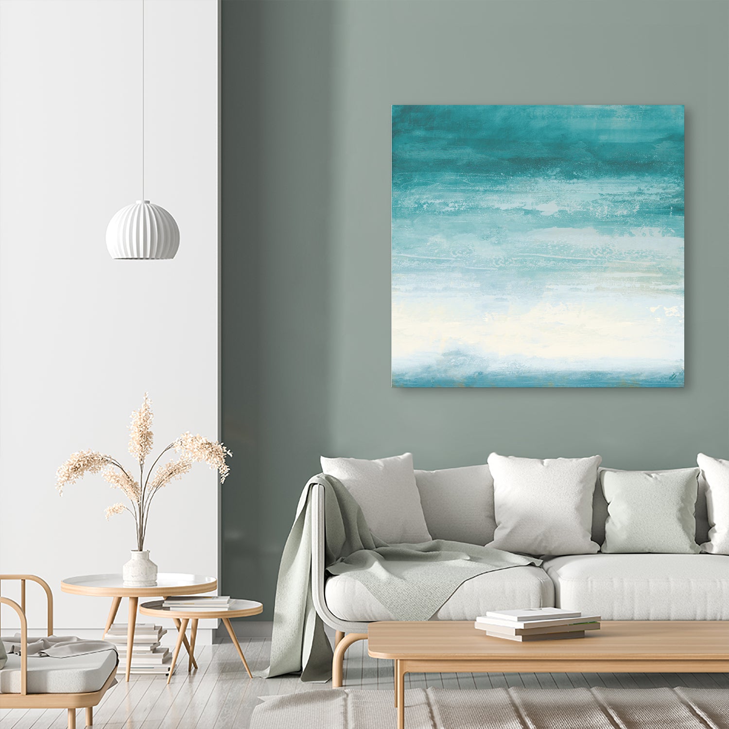 Stormy Skies In Blue II by Michael Marcon on GIANT ART - abstract blue