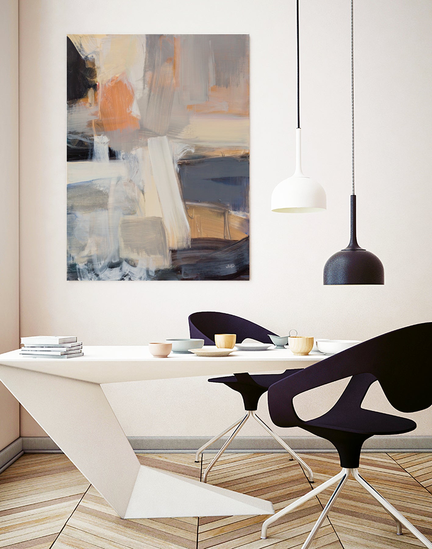 Beale Street Abstract I by Julia Purinton on GIANT ART - black abstract