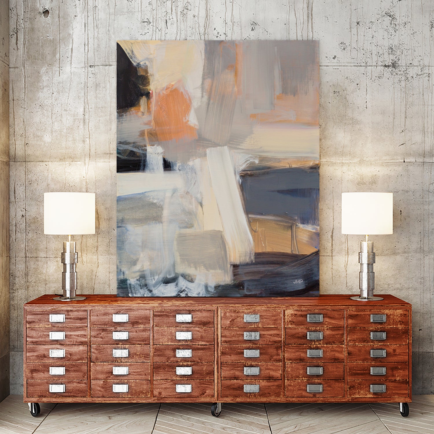 Beale Street Abstract I by Julia Purinton on GIANT ART - black abstract