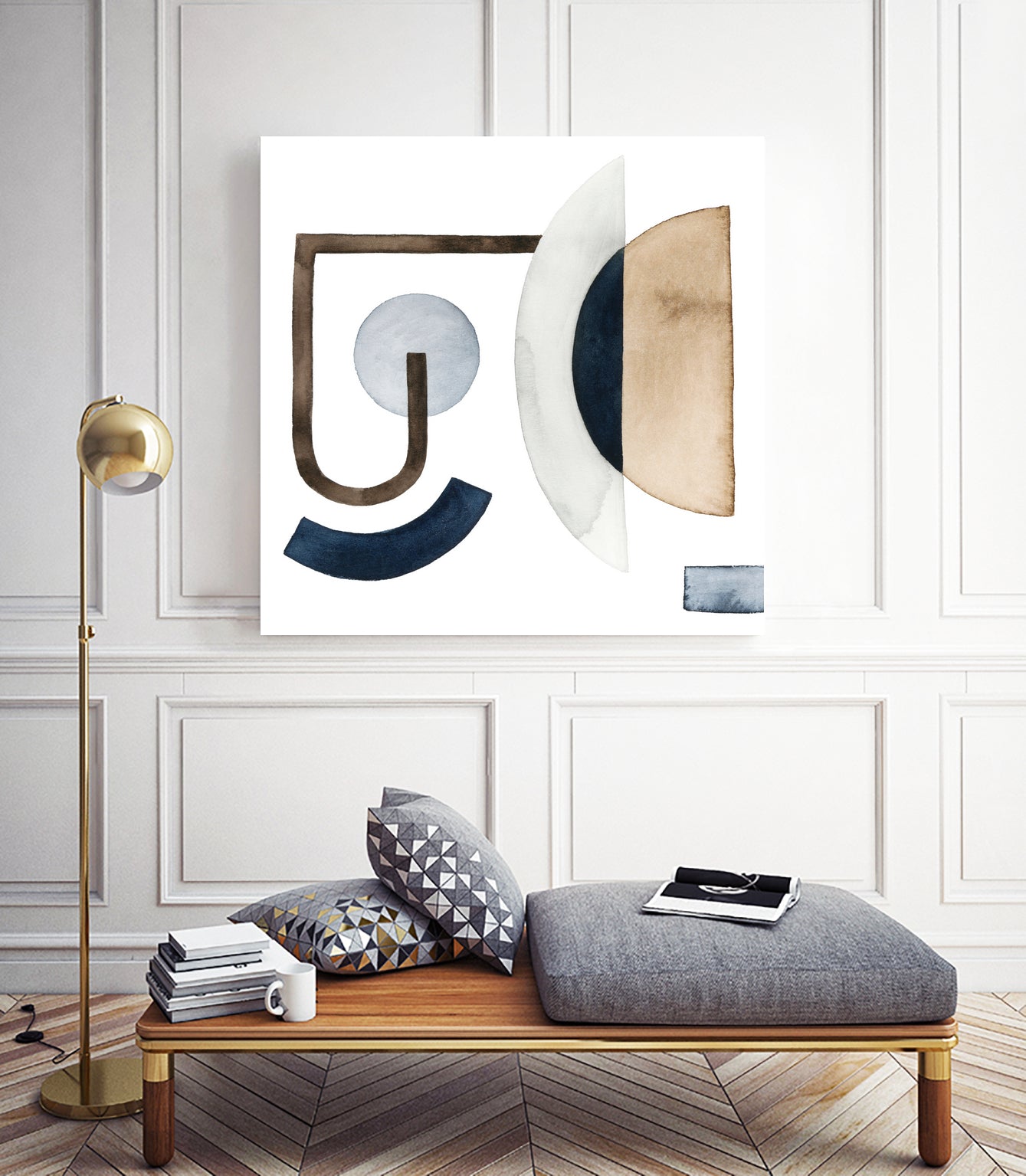 Moving Pieces I by Grace Popp on GIANT ART - abstract