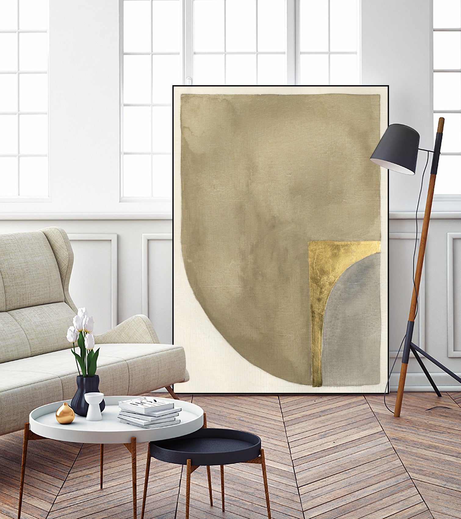 Embellished Valor I by Vanna Lam on GIANT ART - abstract geometrics abstract