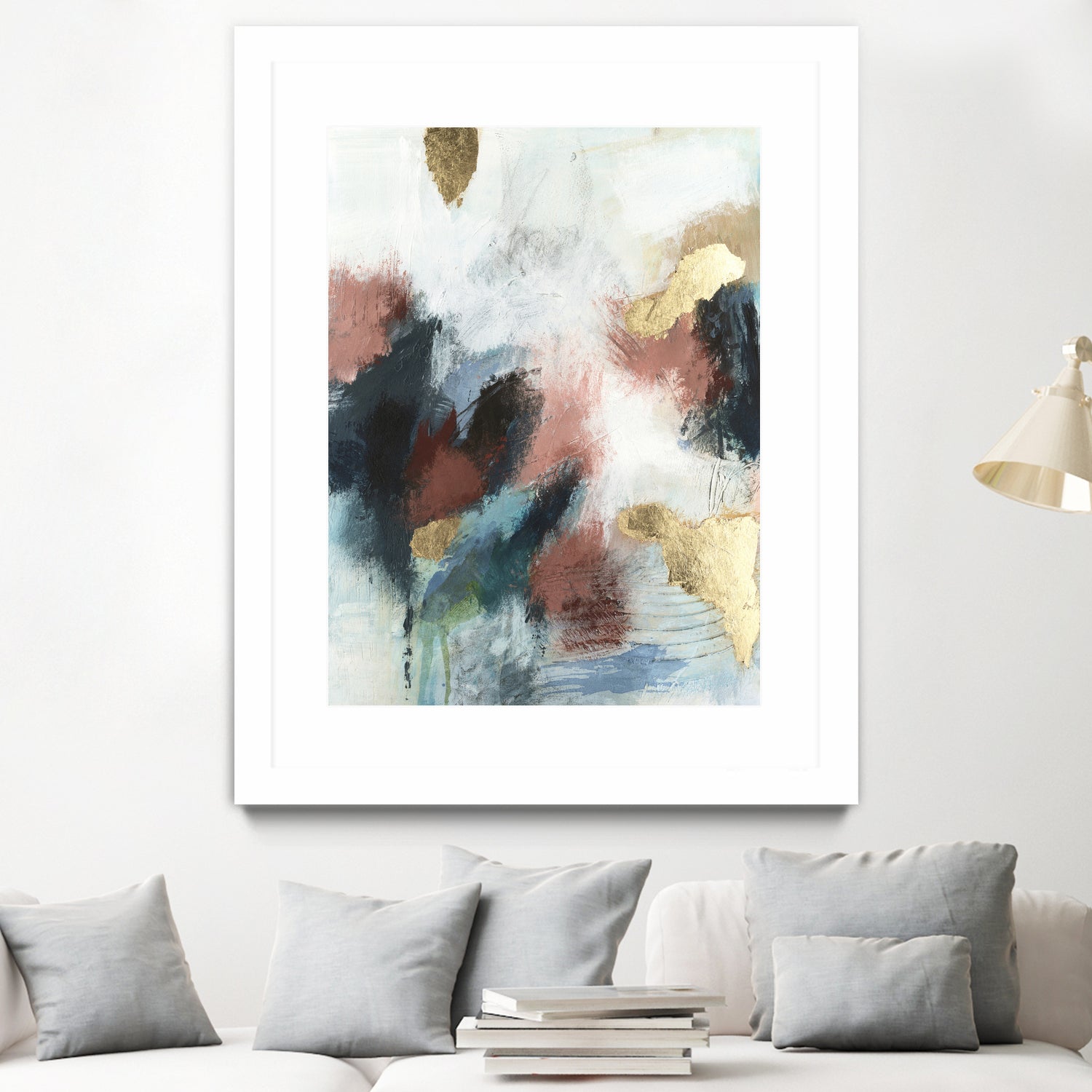 Gold Farallon I by Victoria Barnes on GIANT ART - abstract geometrics abstract