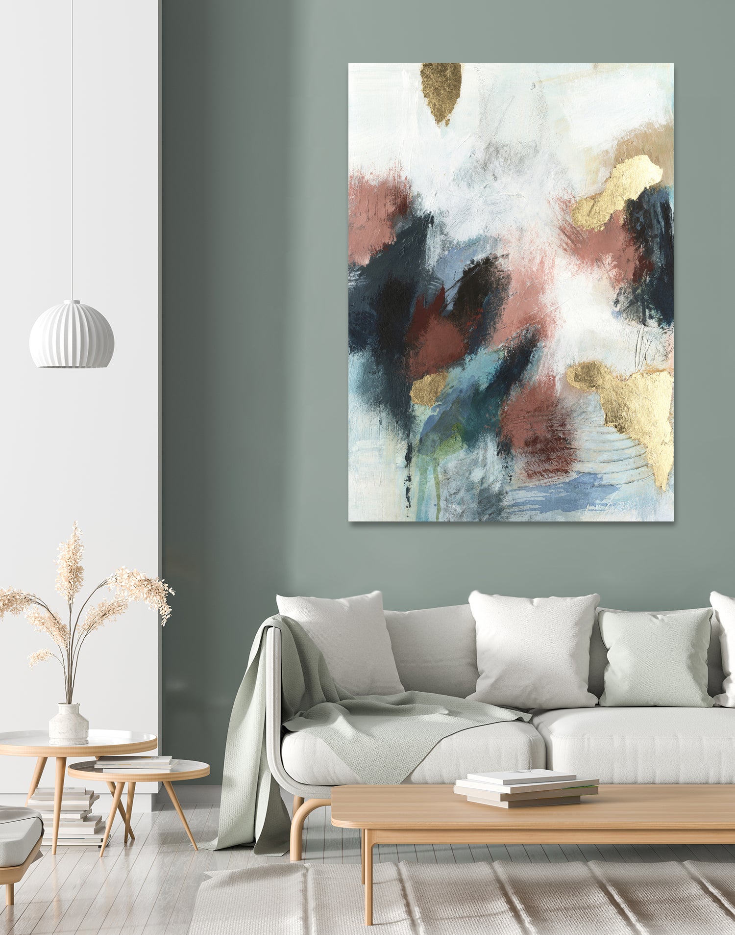 Gold Farallon I by Victoria Barnes on GIANT ART - abstract geometrics abstract