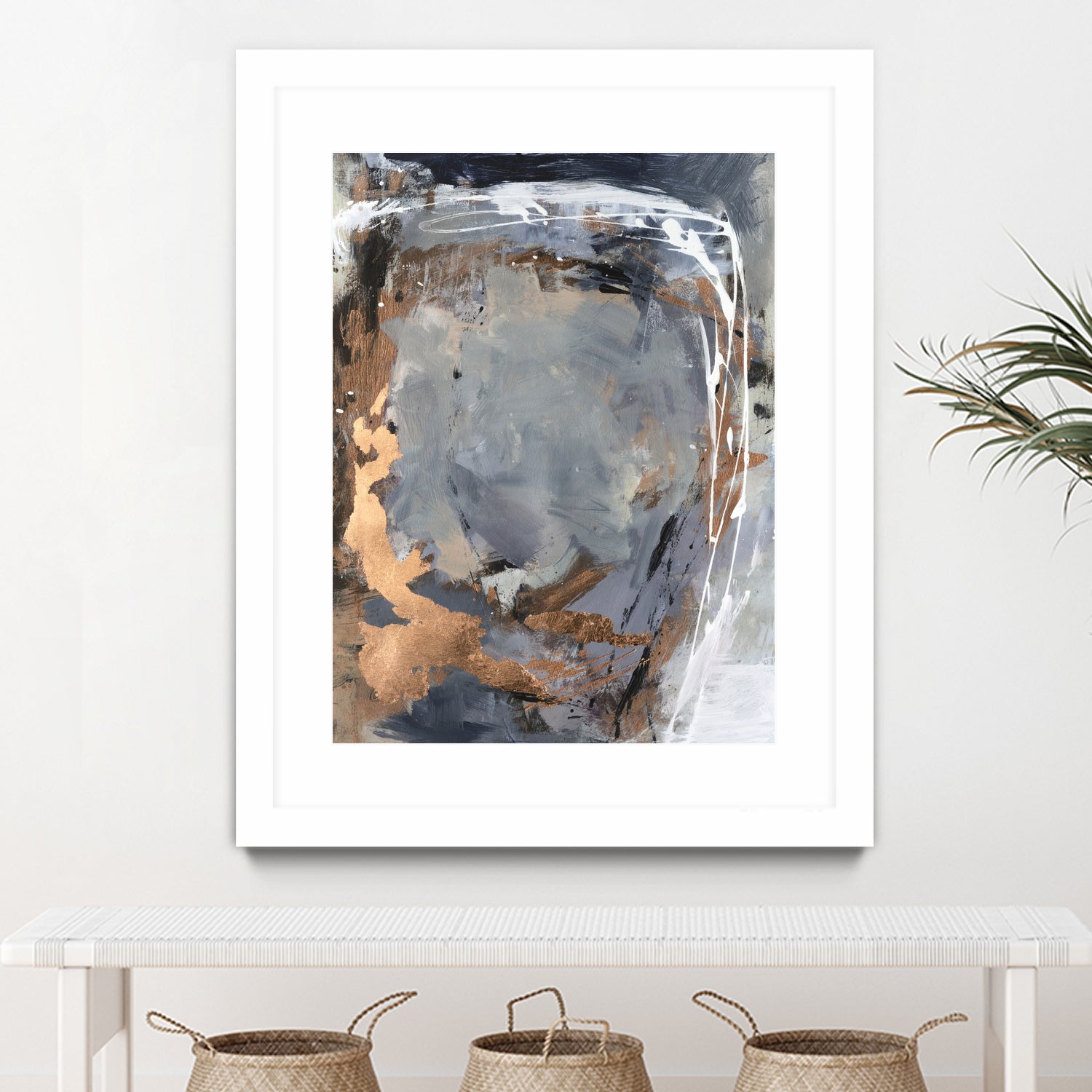 Copper Crested Twilight I by Victoria Barnes on GIANT ART - abstract geometrics abstract