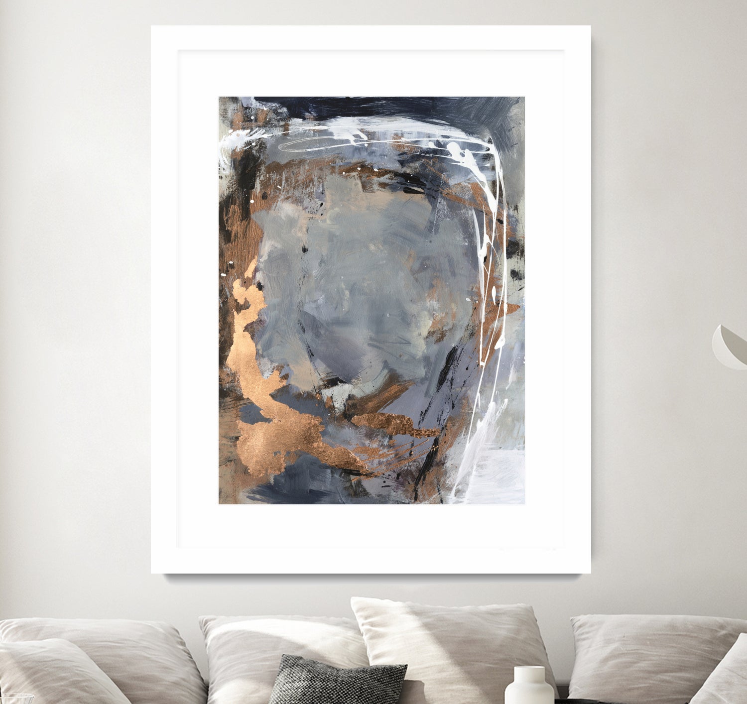 Copper Crested Twilight I by Victoria Barnes on GIANT ART - abstract geometrics abstract