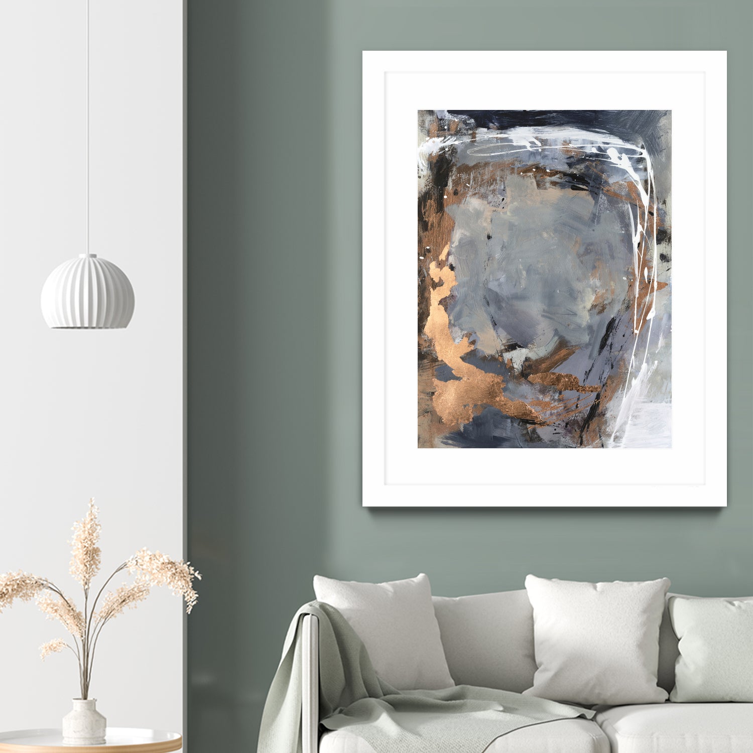 Copper Crested Twilight I by Victoria Barnes on GIANT ART - abstract geometrics abstract