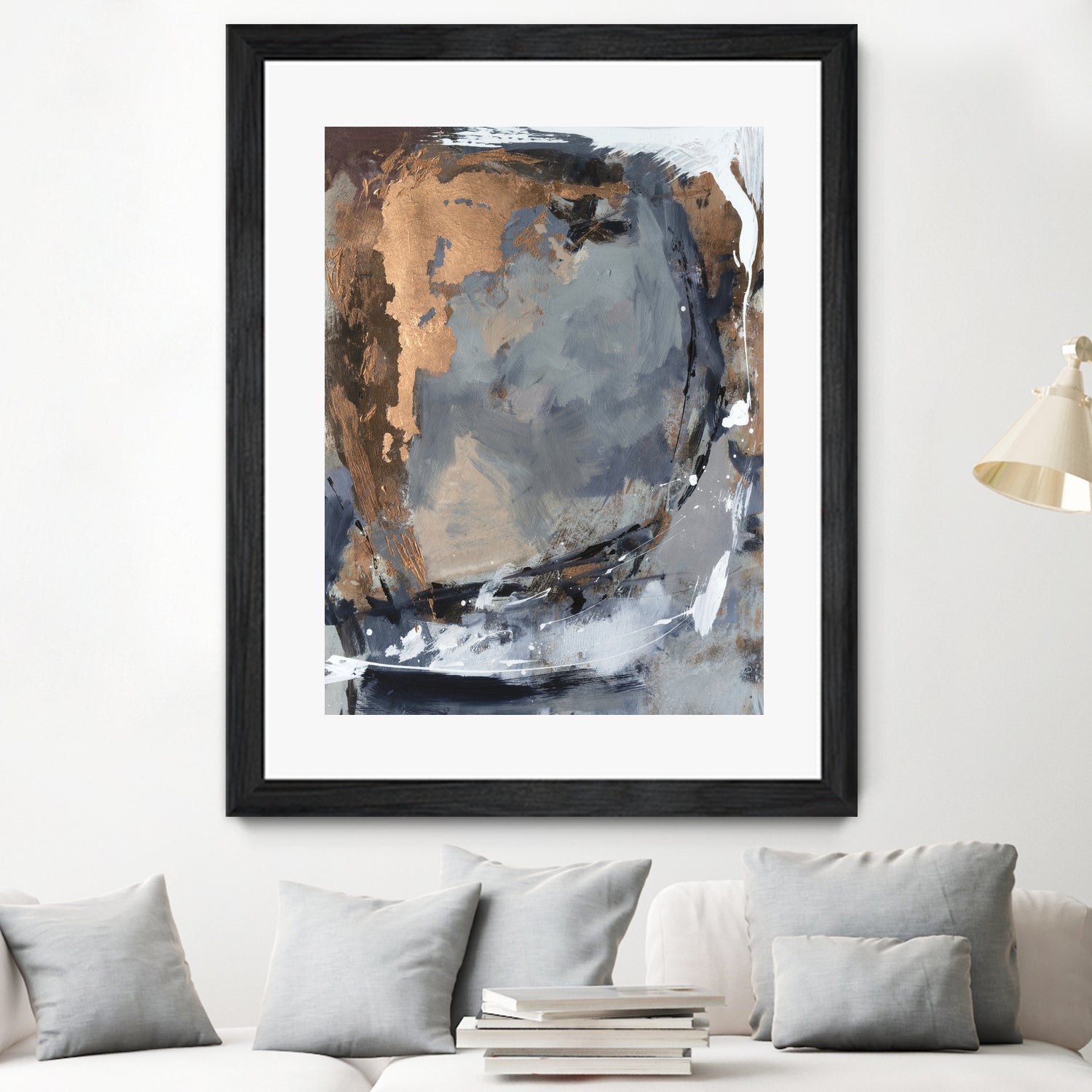 Copper Crested Twilight II by Victoria Barnes on GIANT ART - abstract geometrics abstract