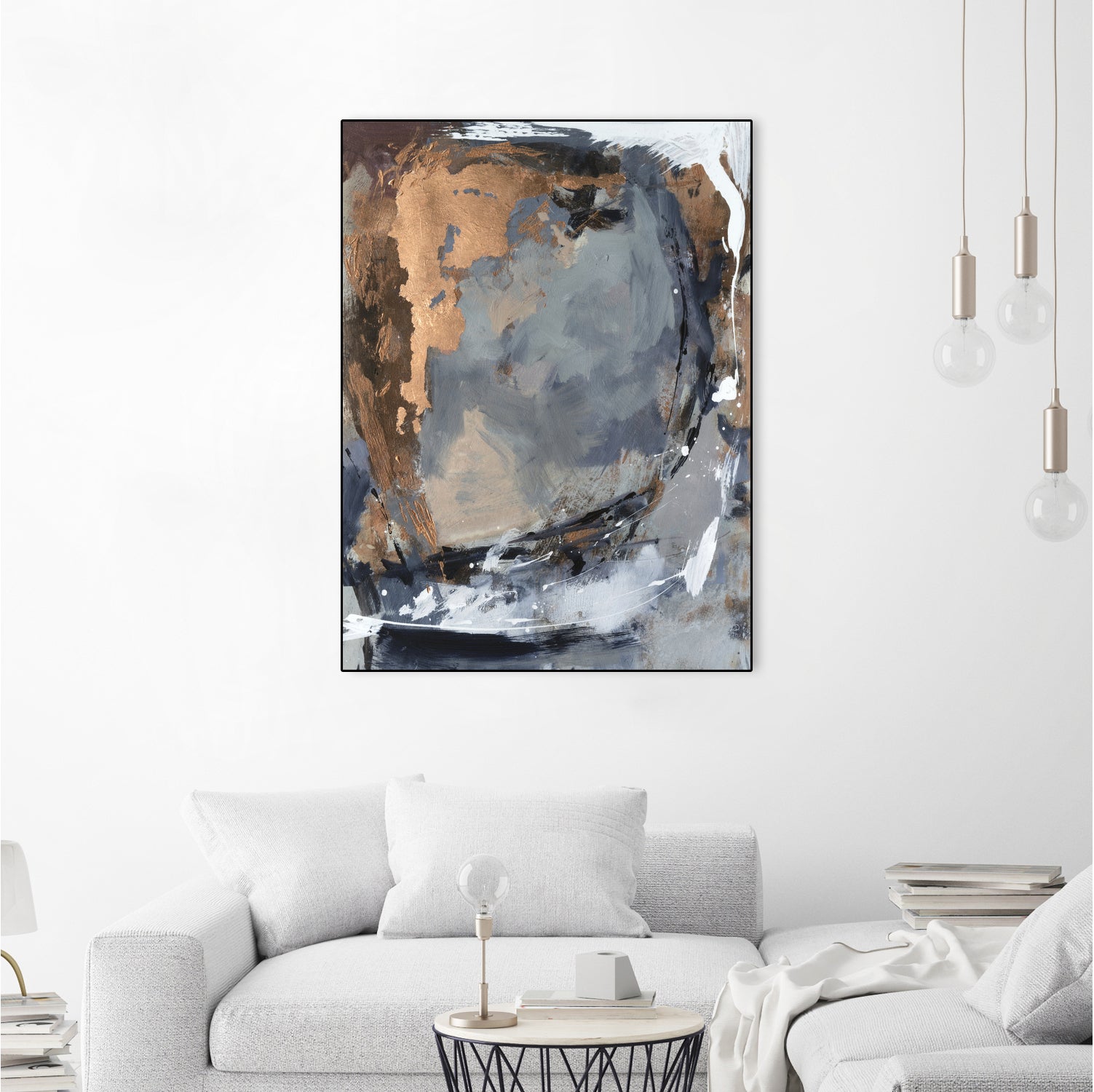 Copper Crested Twilight II by Victoria Barnes on GIANT ART - abstract geometrics abstract