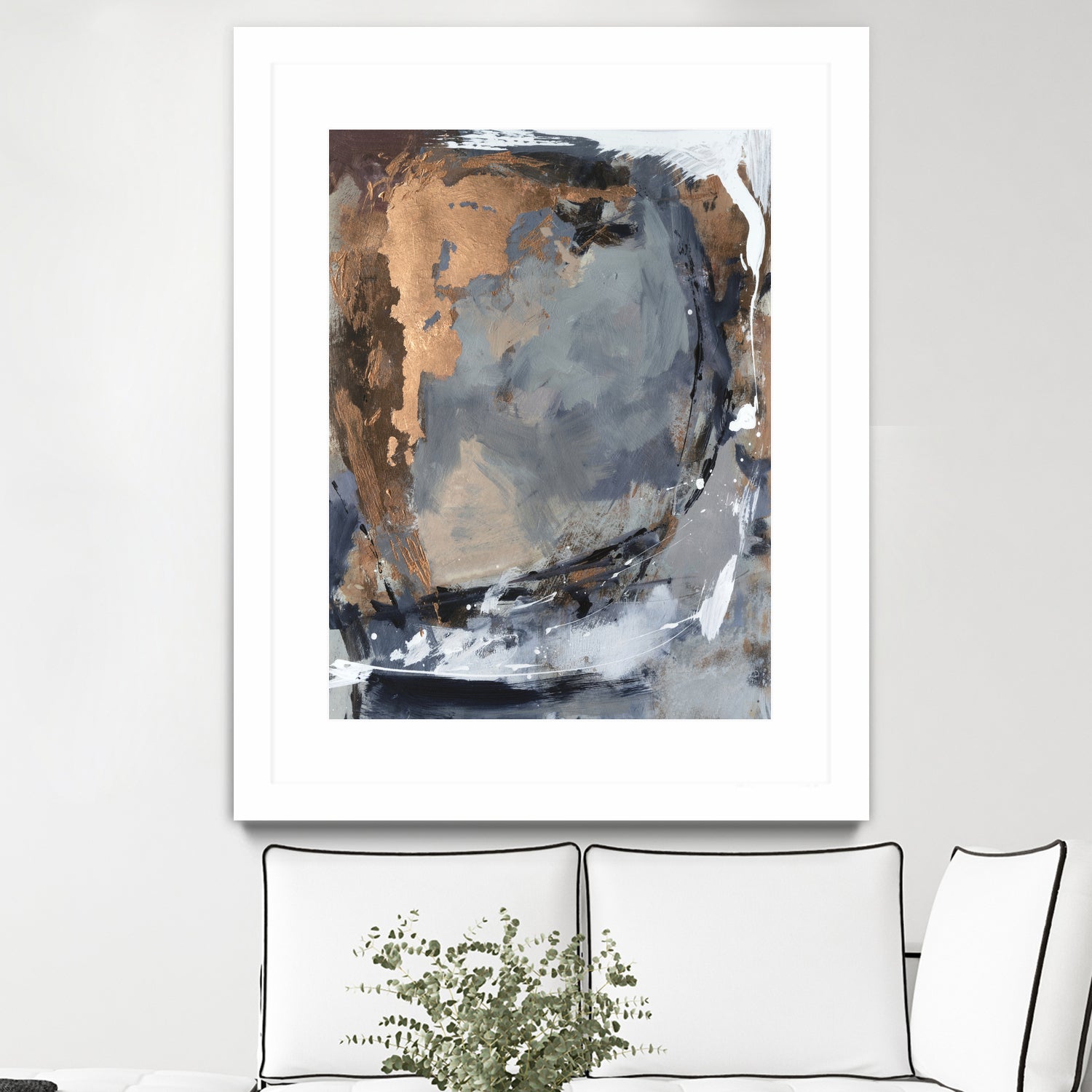 Copper Crested Twilight II by Victoria Barnes on GIANT ART - abstract geometrics abstract