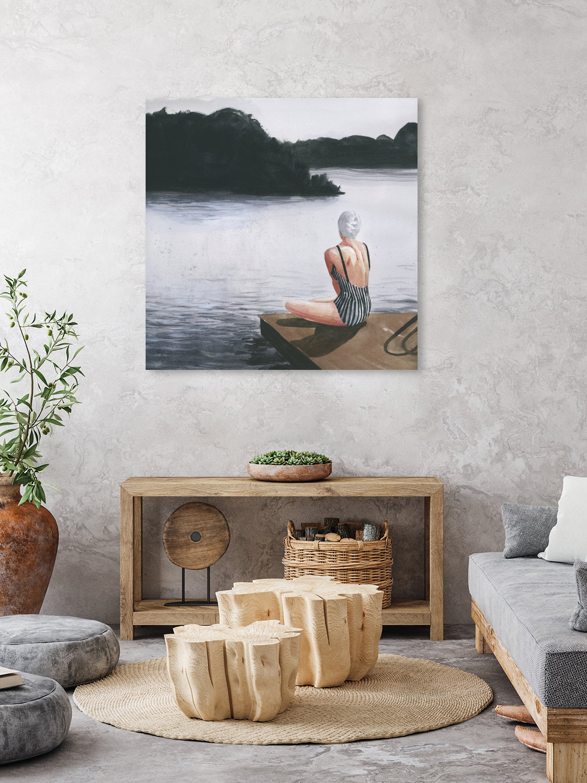 Long Shadow Lake II by Grace Popp on GIANT ART - figurative