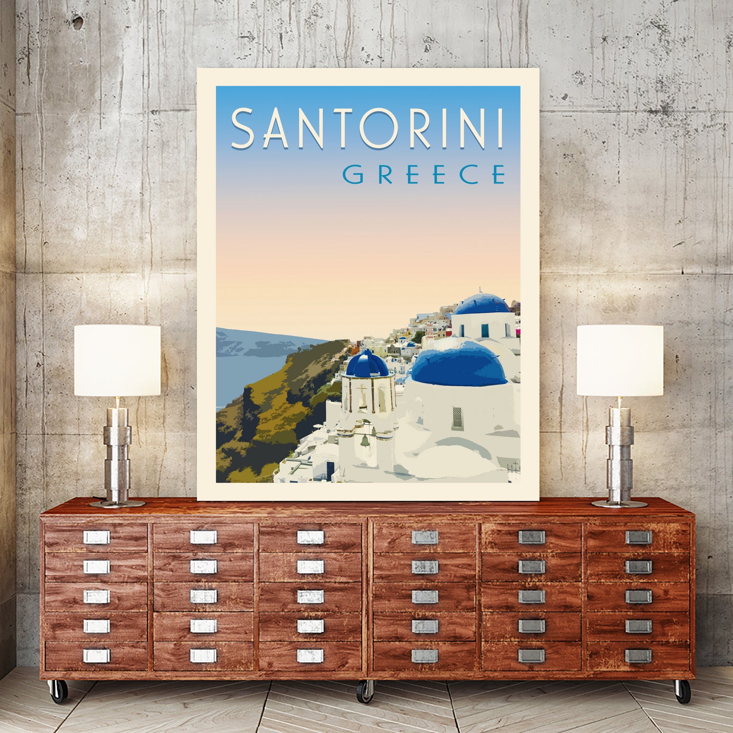 Retro Style Travel by Victoria Barnes on GIANT ART - illustration