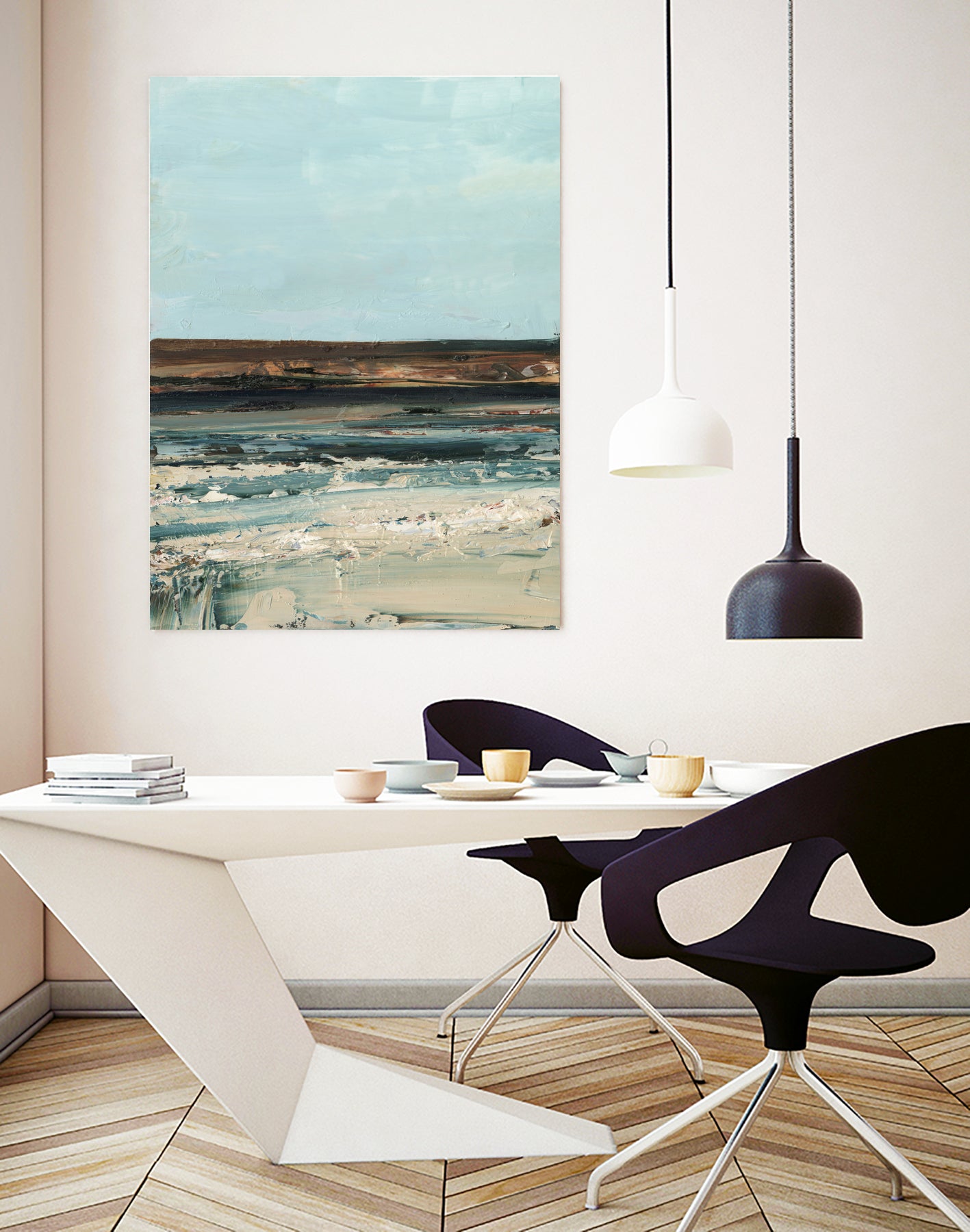 Rich Coastline I by Ethan Harper on GIANT ART - abstract