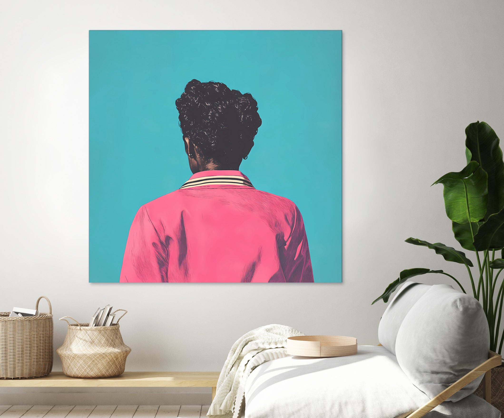 Hot Pink Jacket by Grace Popp on GIANT ART - figurative
