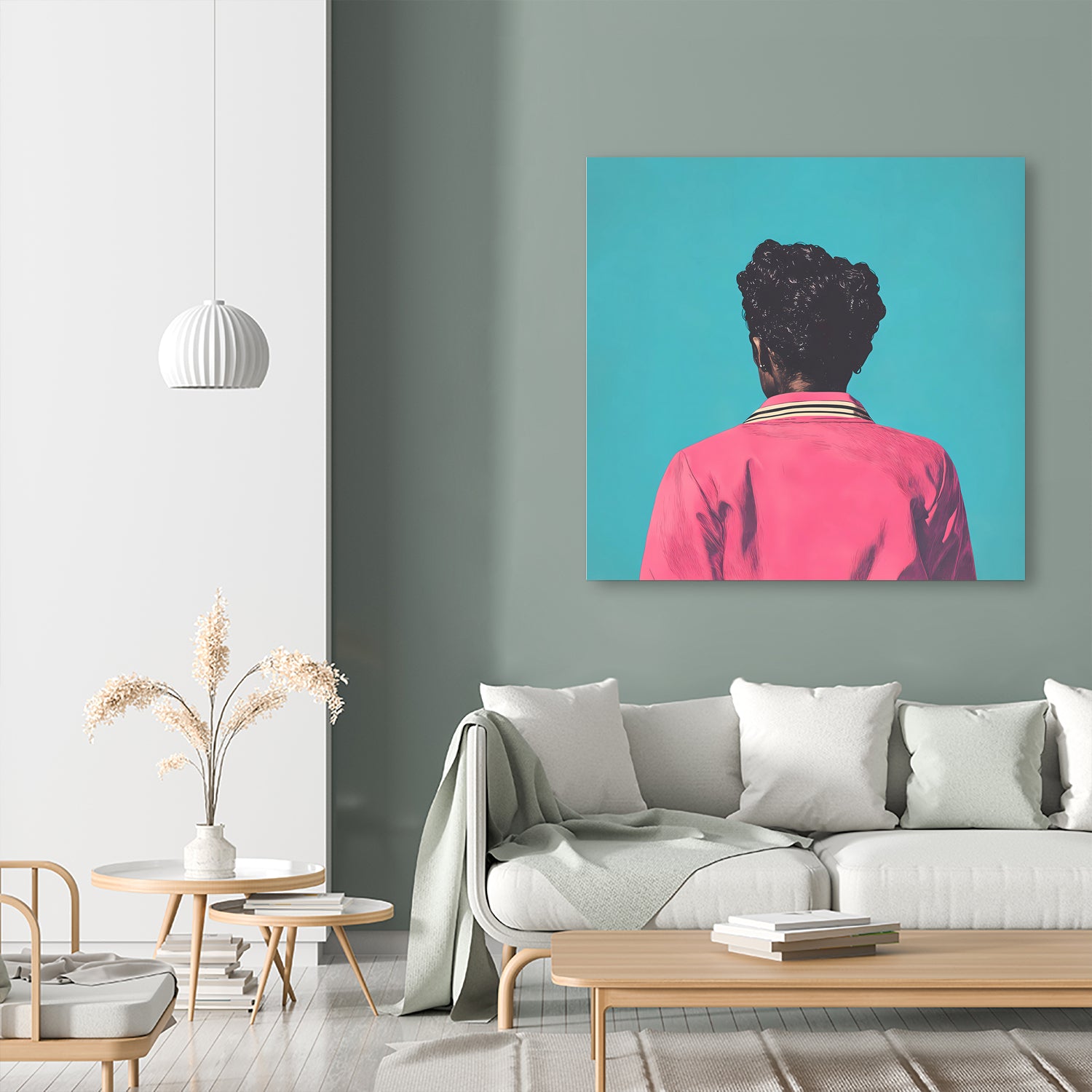 Hot Pink Jacket by Grace Popp on GIANT ART - figurative