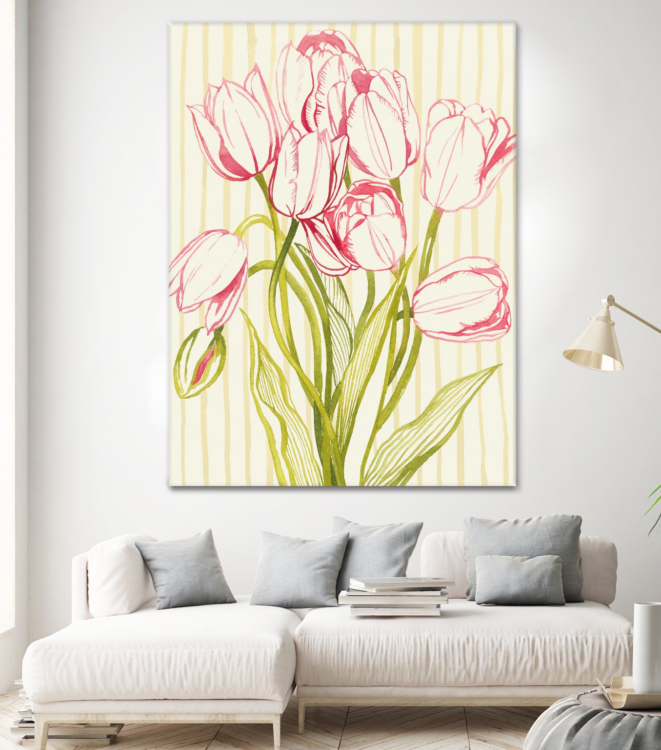 Sunday Best I by Grace Popp on GIANT ART - floral botanicals flowers