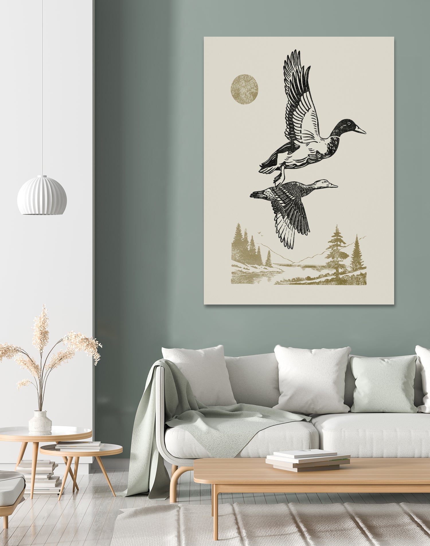 Lake Meditation l by Victoria Barnes on GIANT ART - animals nature birds