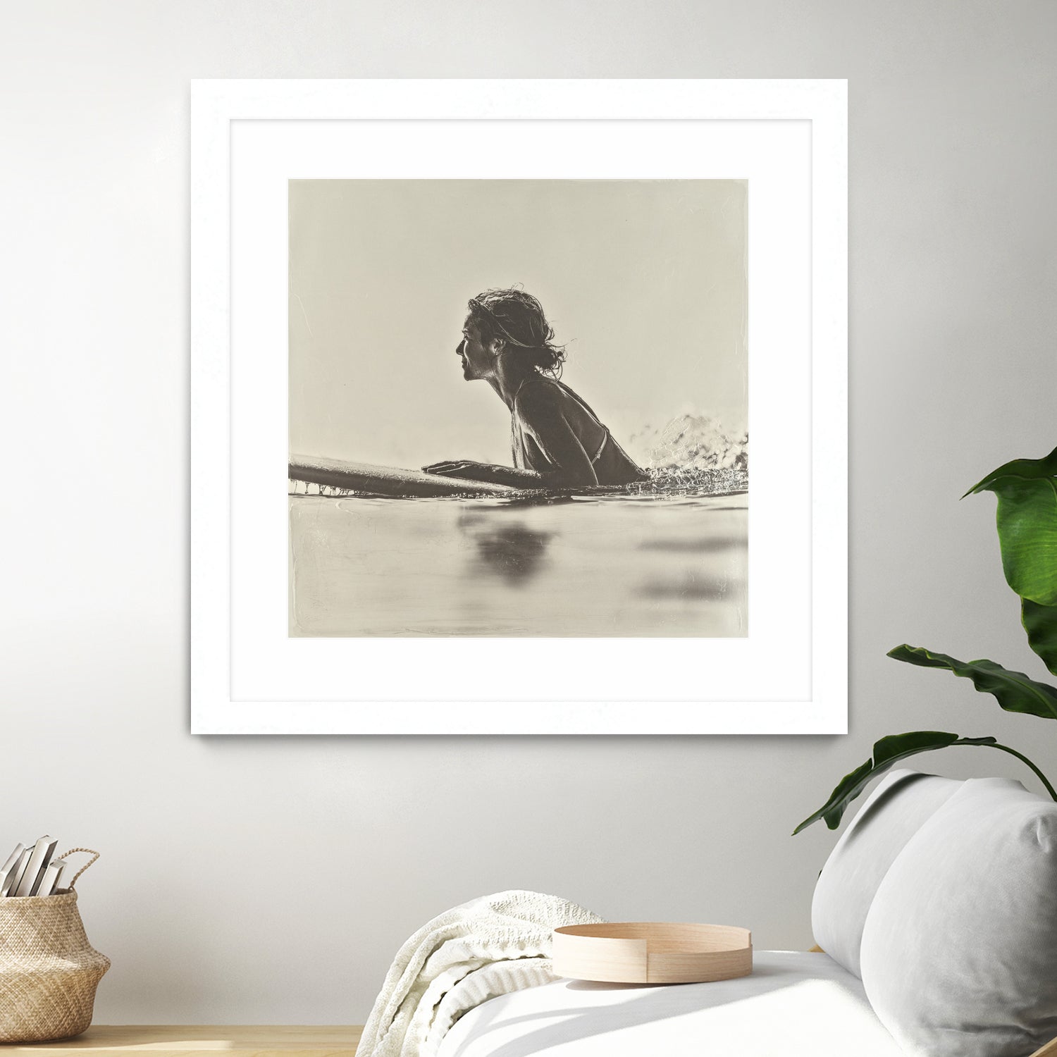 Malibu Paddleout I by Walker Noble on GIANT ART - sports watersports