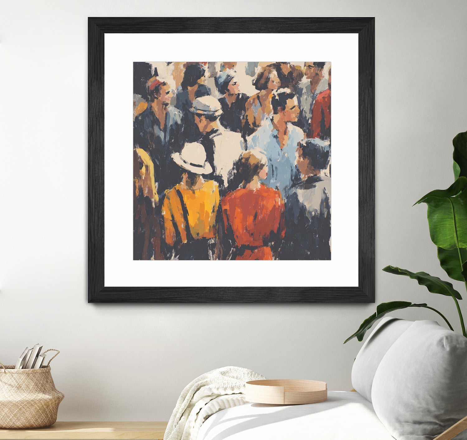 Faces in the Crowd I by Walker Noble on GIANT ART - figurative fashion other