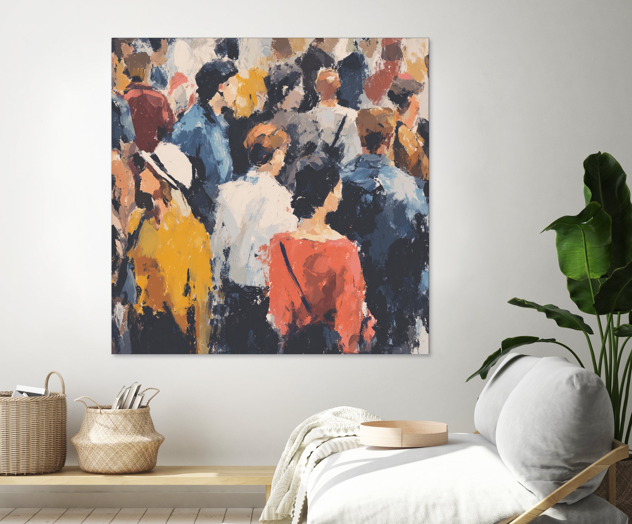 Faces in the Crowd II by Walker Noble on GIANT ART - figurative fashion other