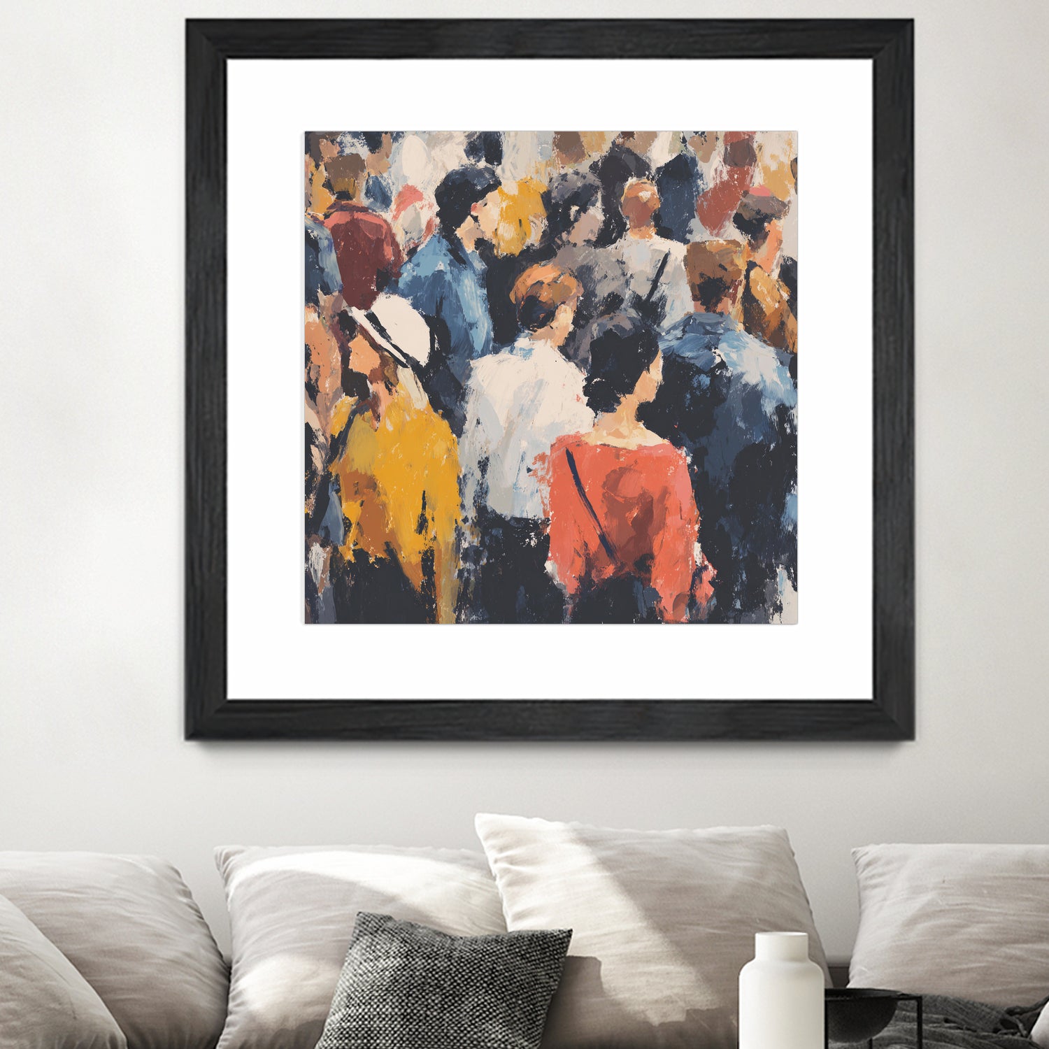 Faces in the Crowd II by Walker Noble on GIANT ART - figurative fashion other