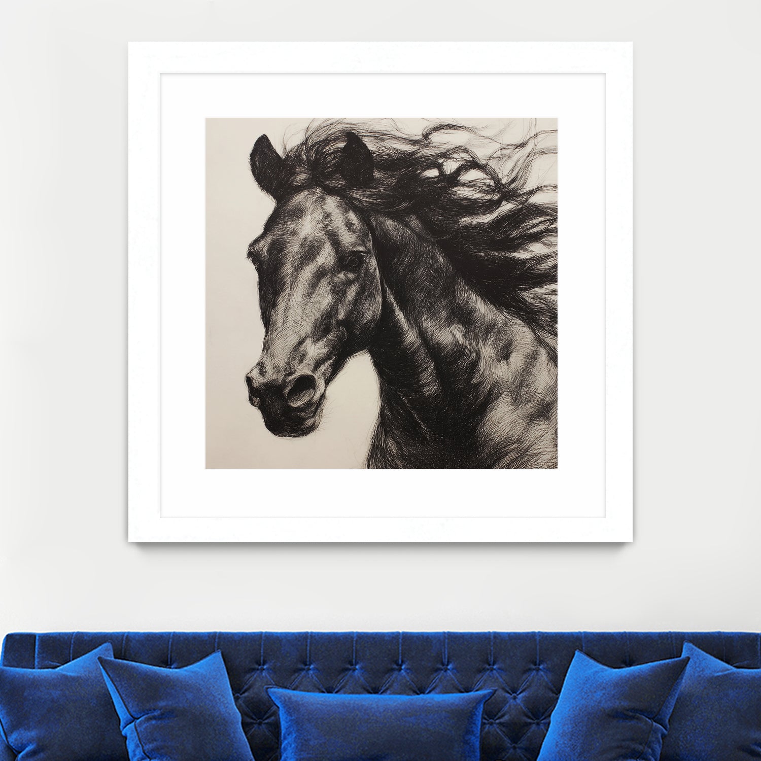 Western Plains Portrait II by Walker Noble on GIANT ART - animals nature horses