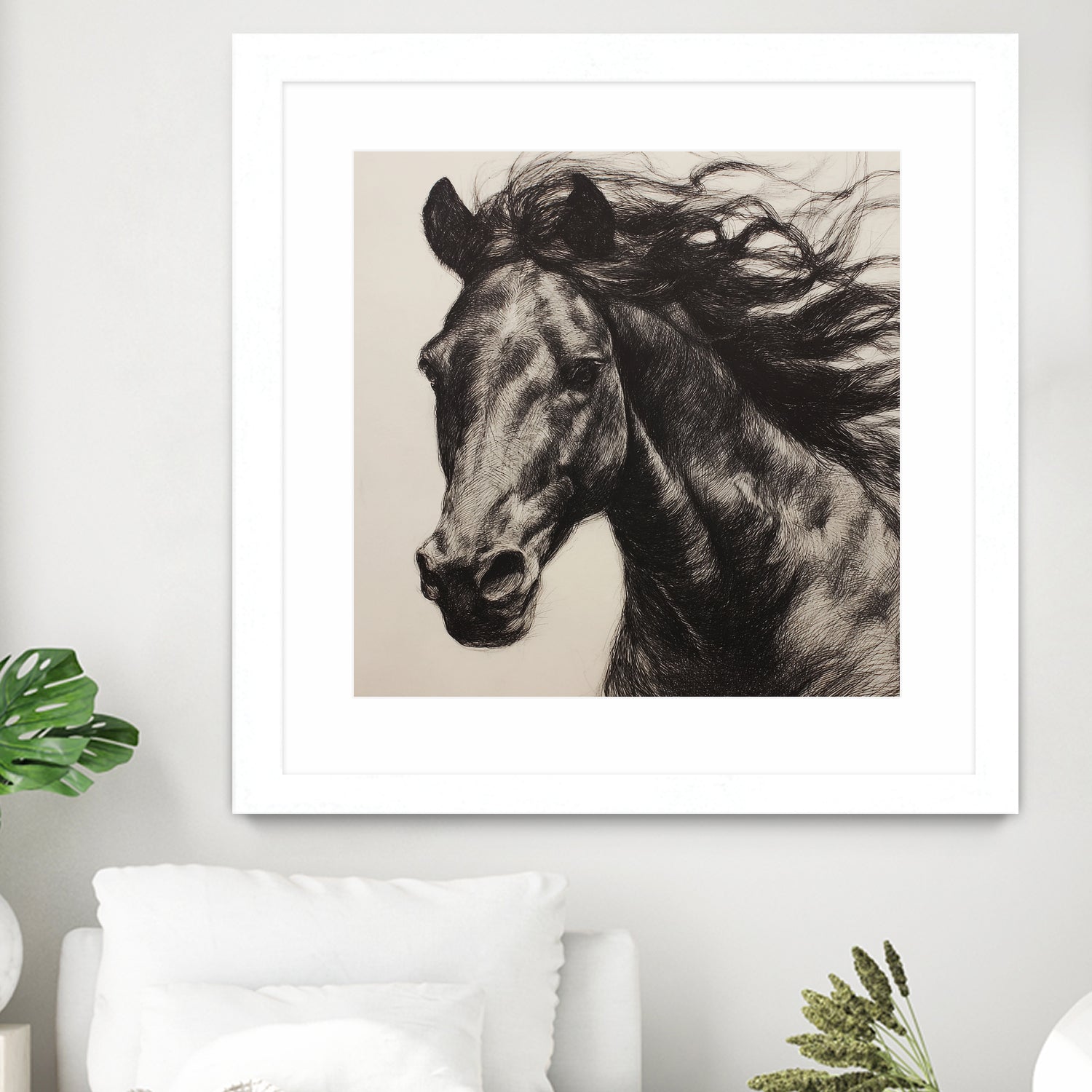 Western Plains Portrait II by Walker Noble on GIANT ART - animals nature horses