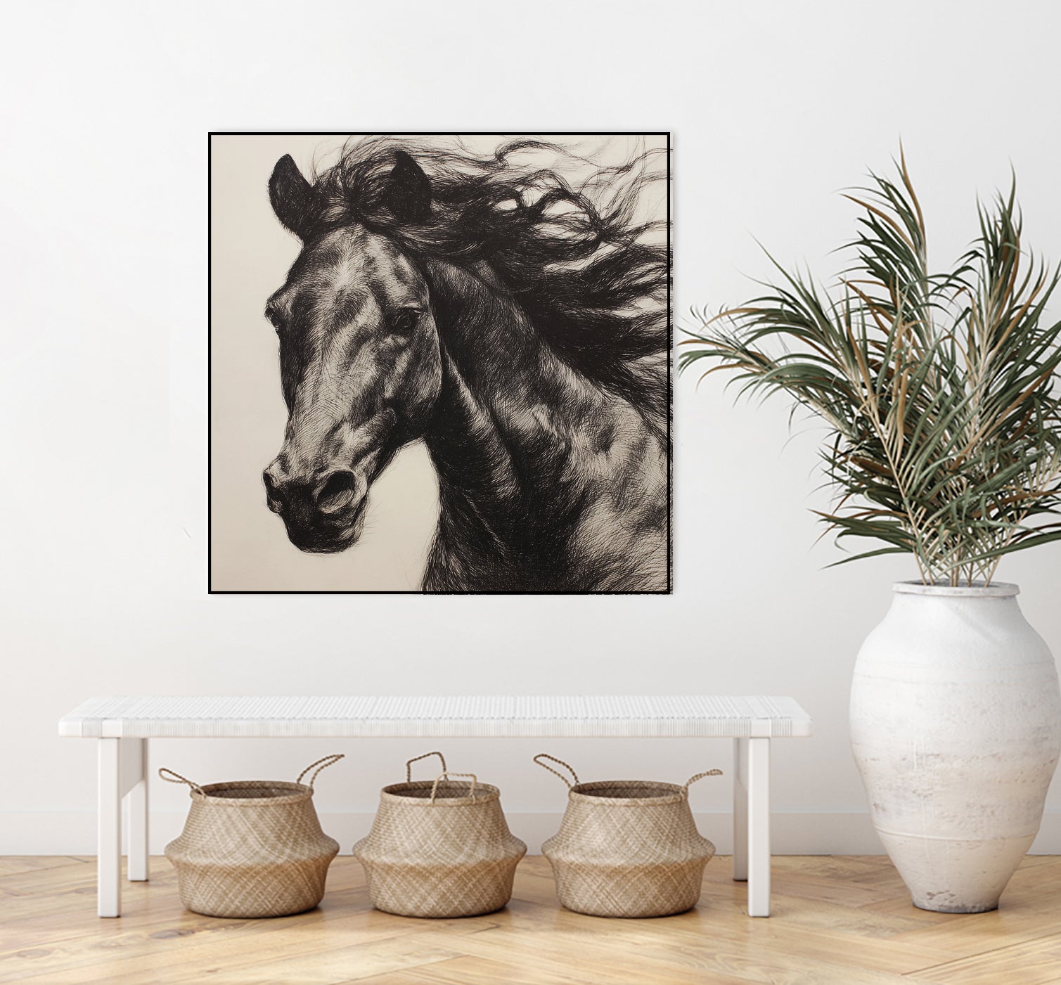 Western Plains Portrait II by Walker Noble on GIANT ART - animals nature horses