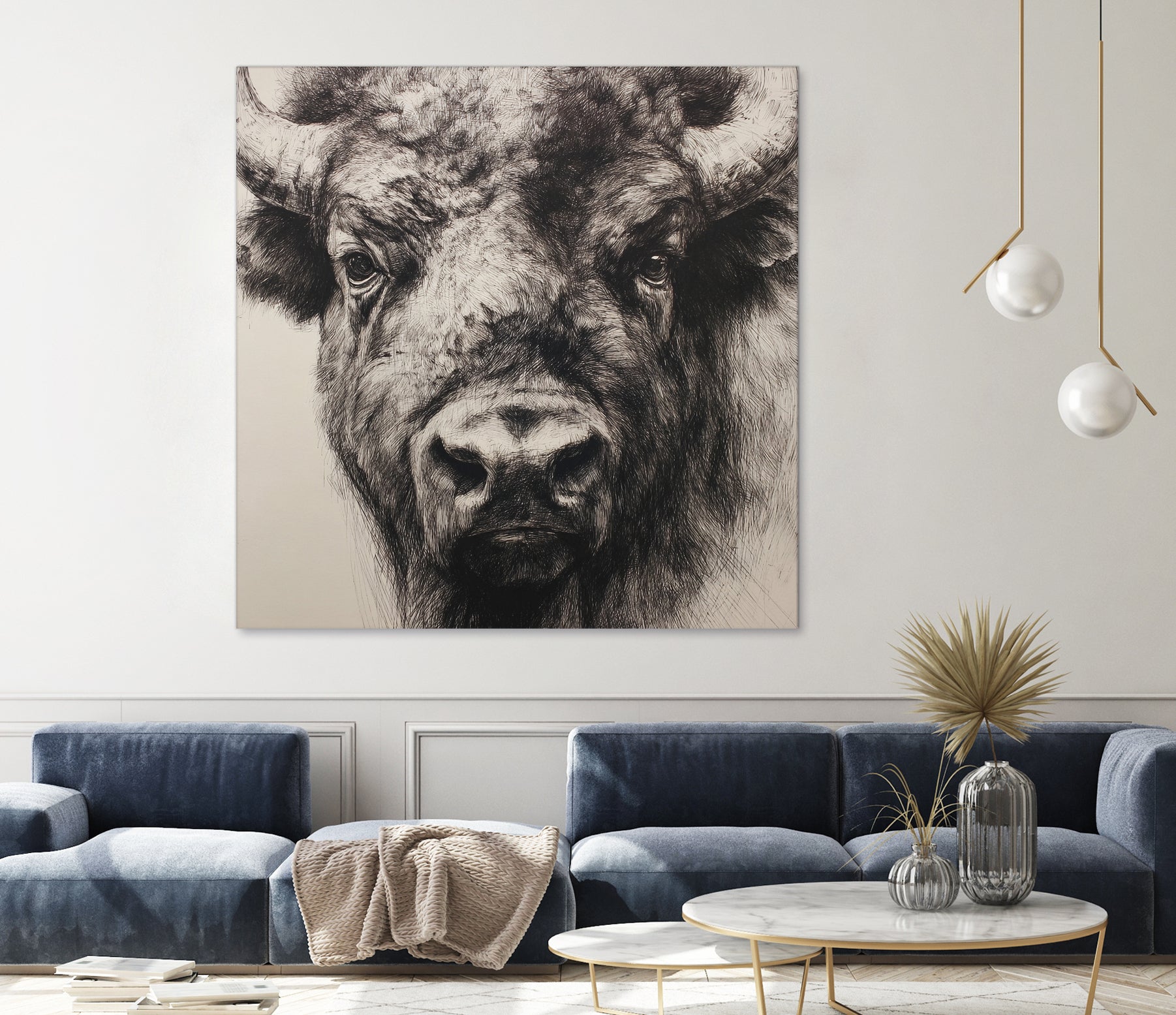 Western Plains Portrait I by Walker Noble on GIANT ART - animals nature horses