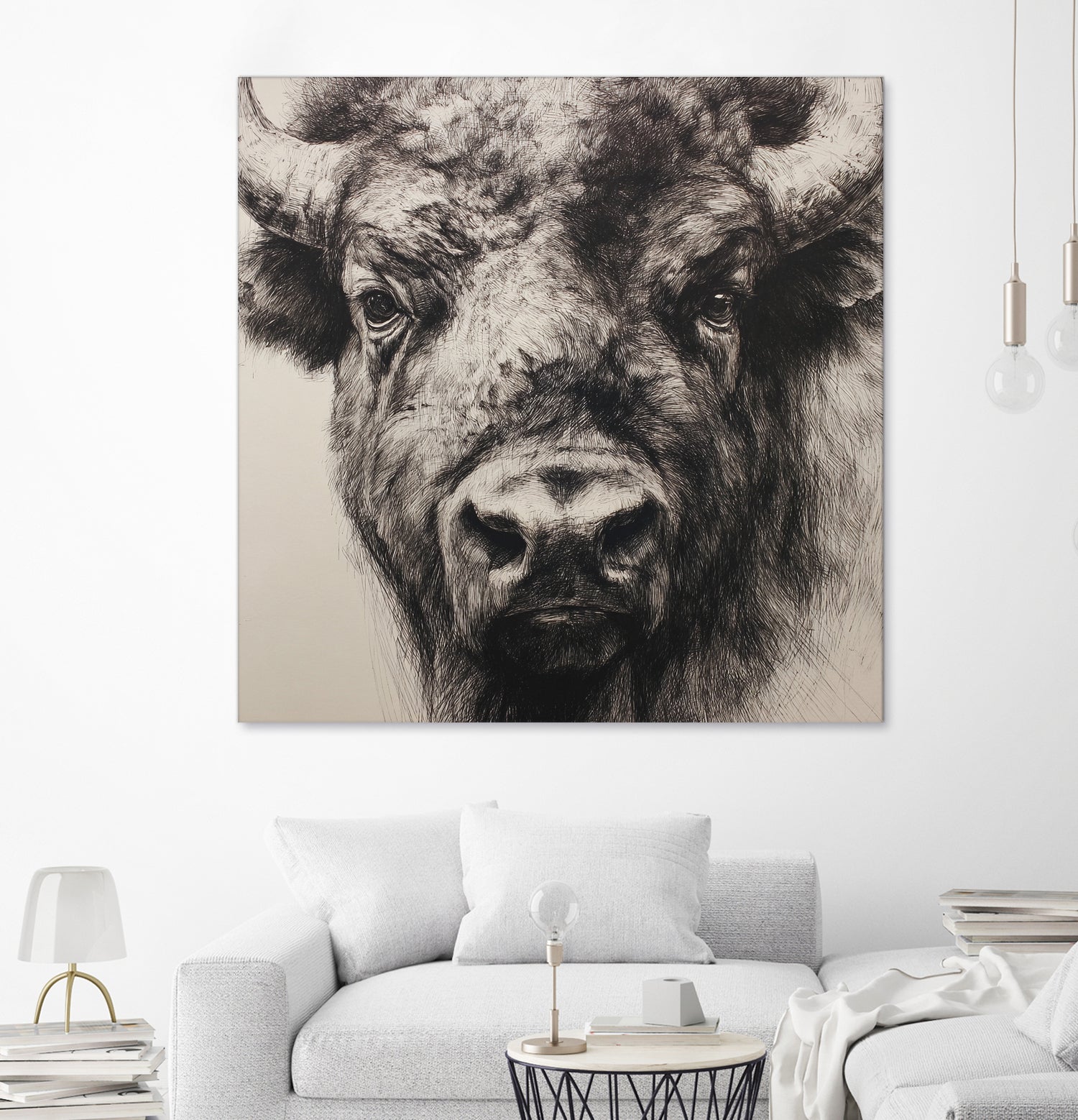 Western Plains Portrait I by Walker Noble on GIANT ART - animals nature horses