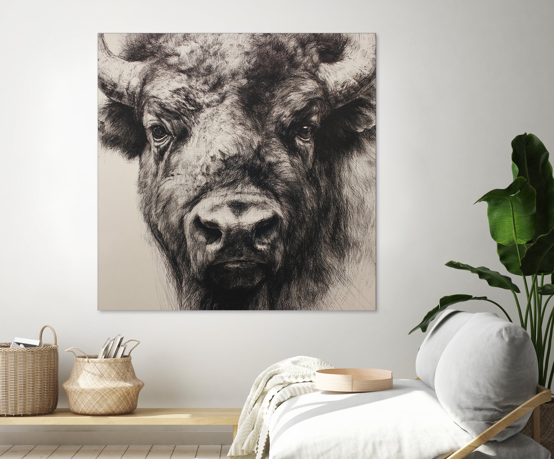 Western Plains Portrait I by Walker Noble on GIANT ART - animals nature horses