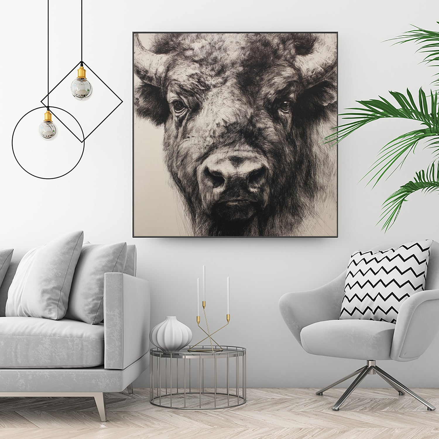 Western Plains Portrait I by Walker Noble on GIANT ART - animals nature horses