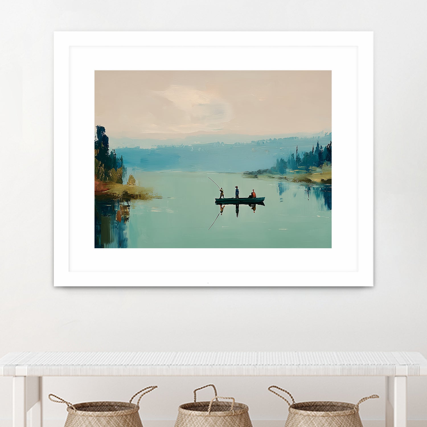 Clear Cast I by Paula Freeman on GIANT ART - sports fishing