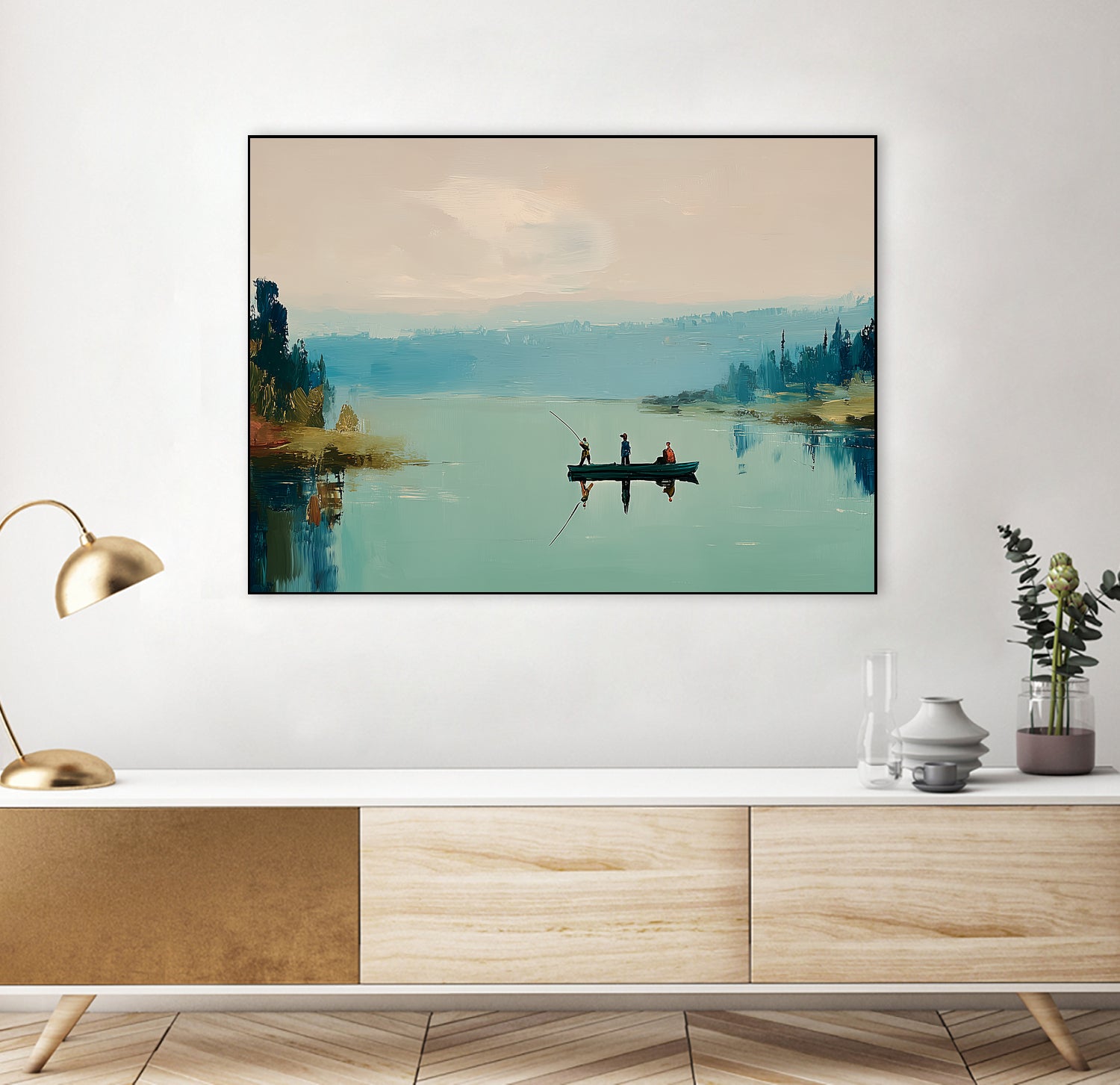 Clear Cast I by Paula Freeman on GIANT ART - sports fishing