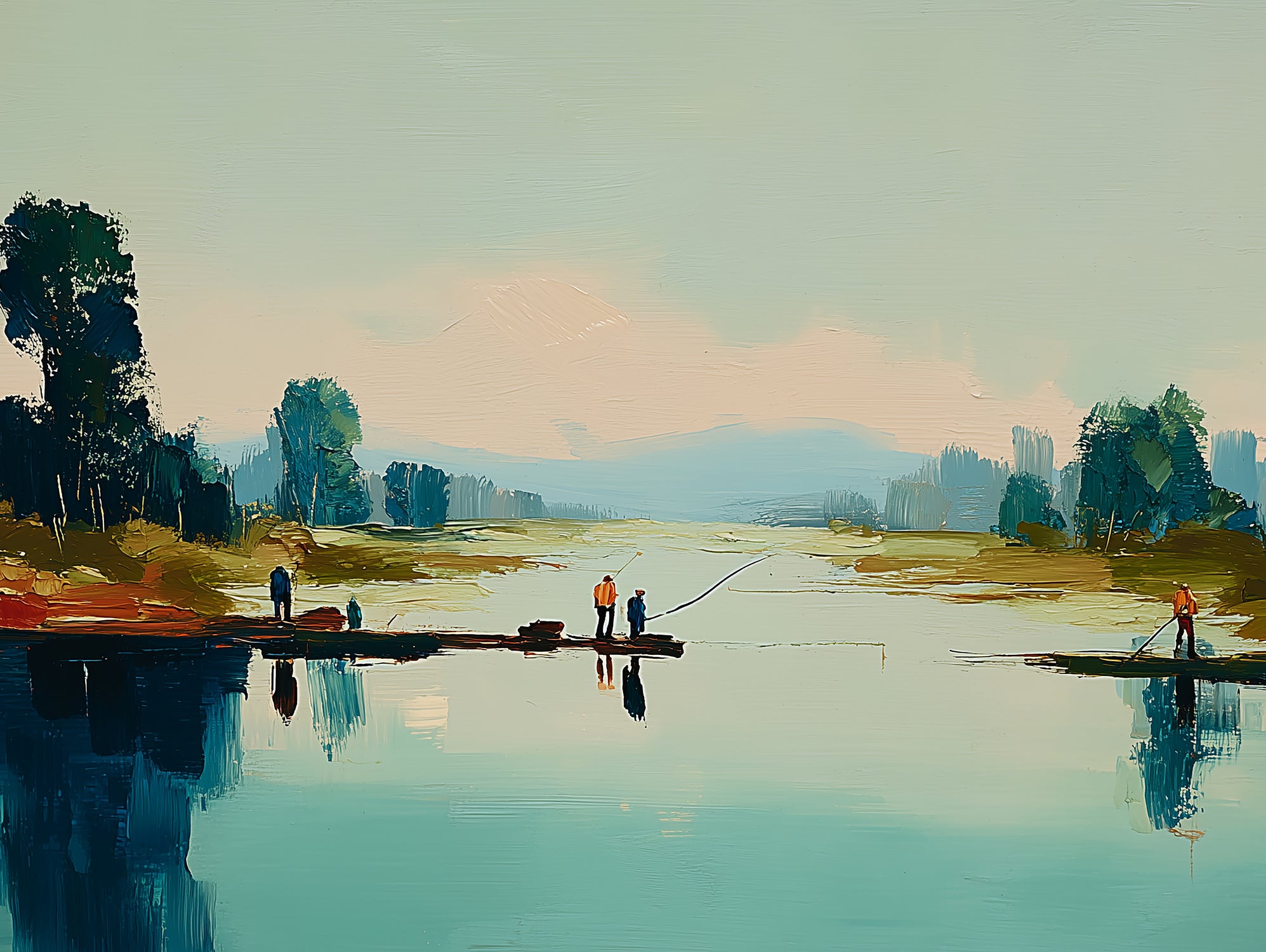 Clear Cast II by Paula Freeman on GIANT ART - sports fishing